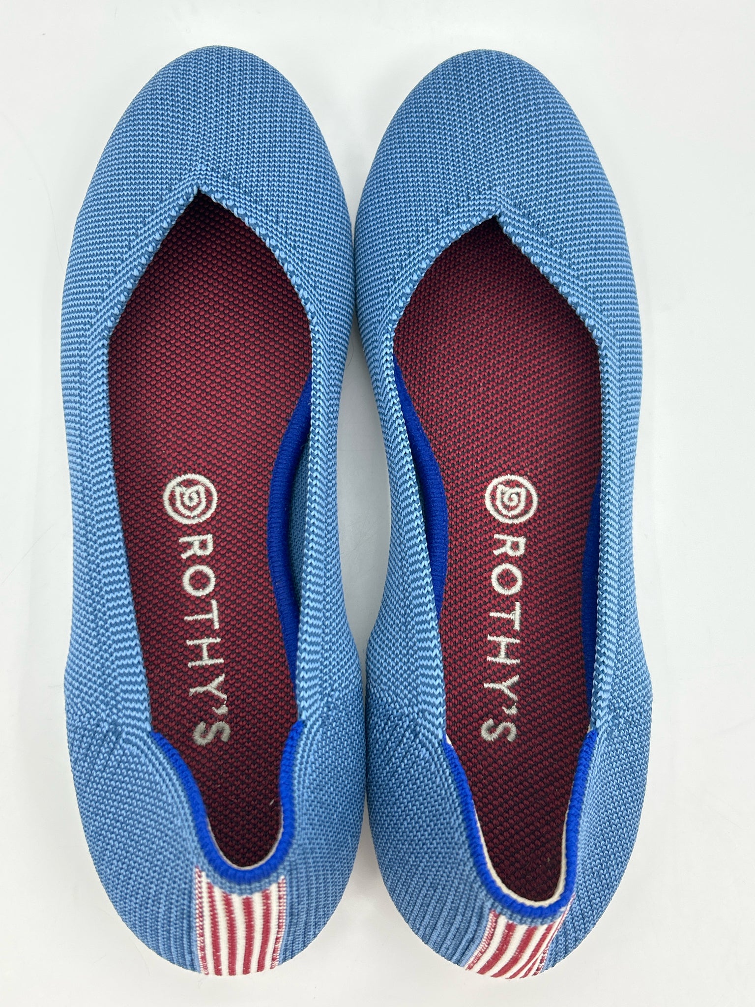 ROTHY'S Size 9.5W Blue Women Flats