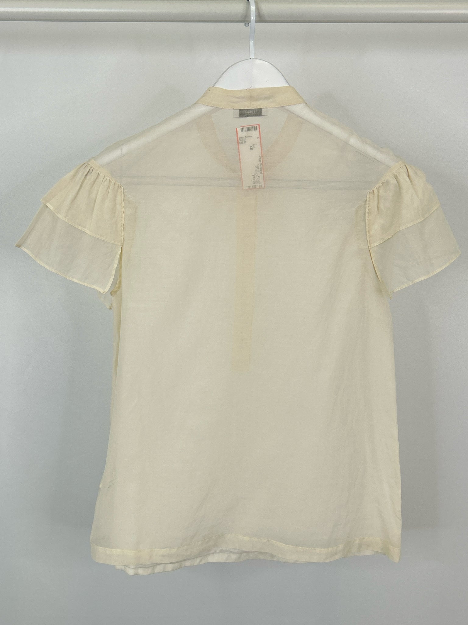 PESERICO Size XS Cream Women Top