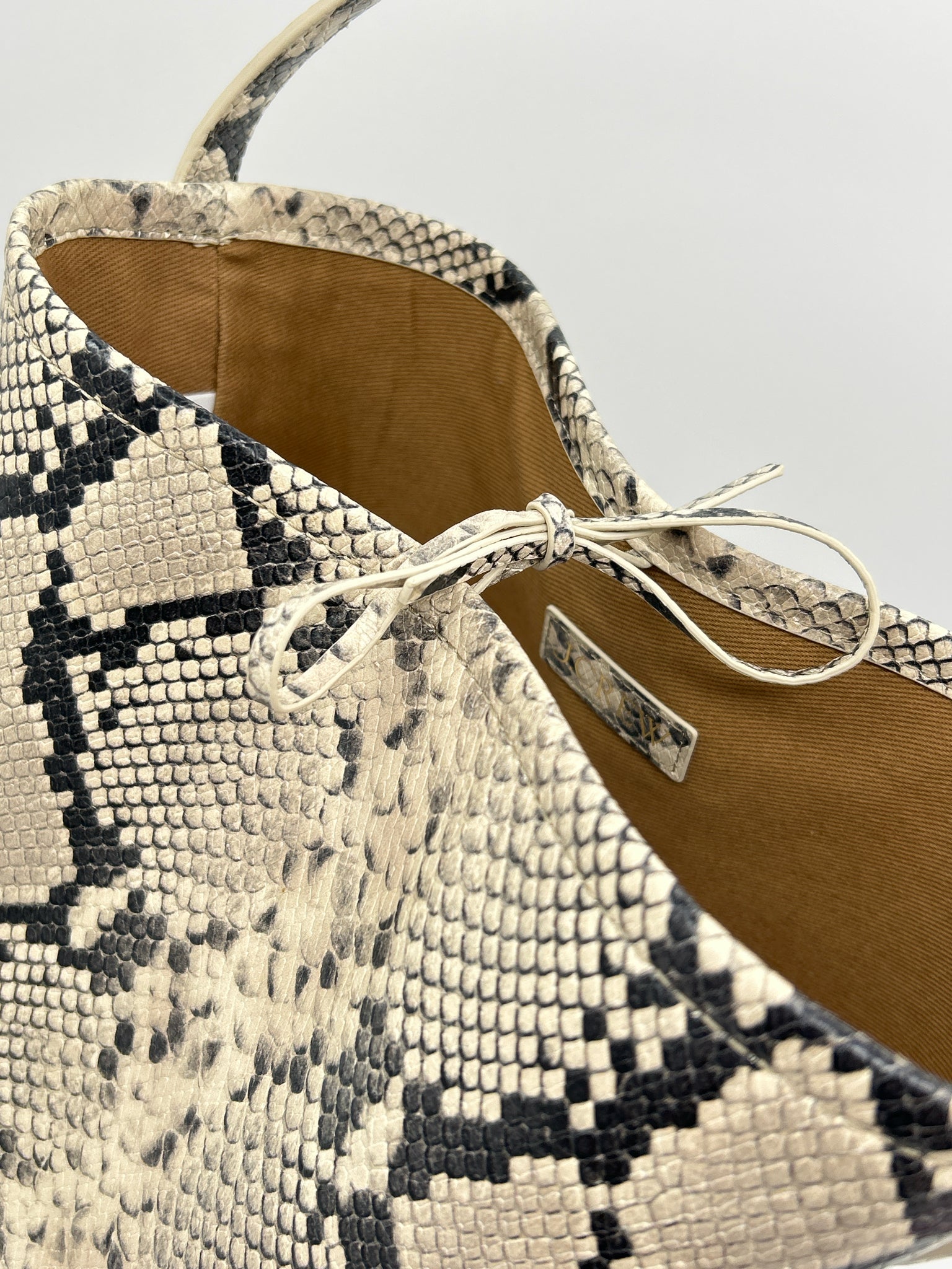 J. CREW Beige Print Women Purse