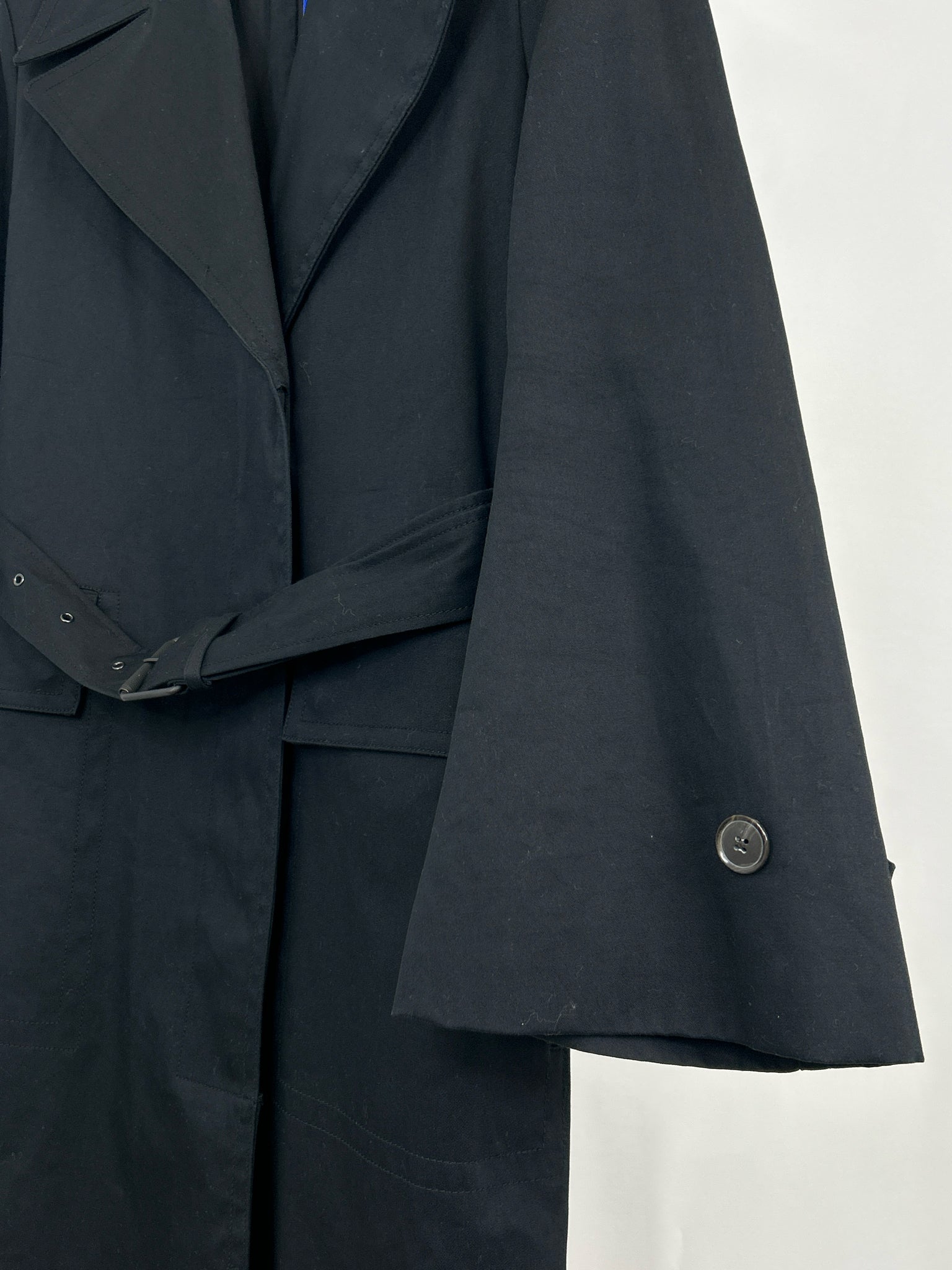 BANANA REPUBLIC Size S Black Women Trench Coat