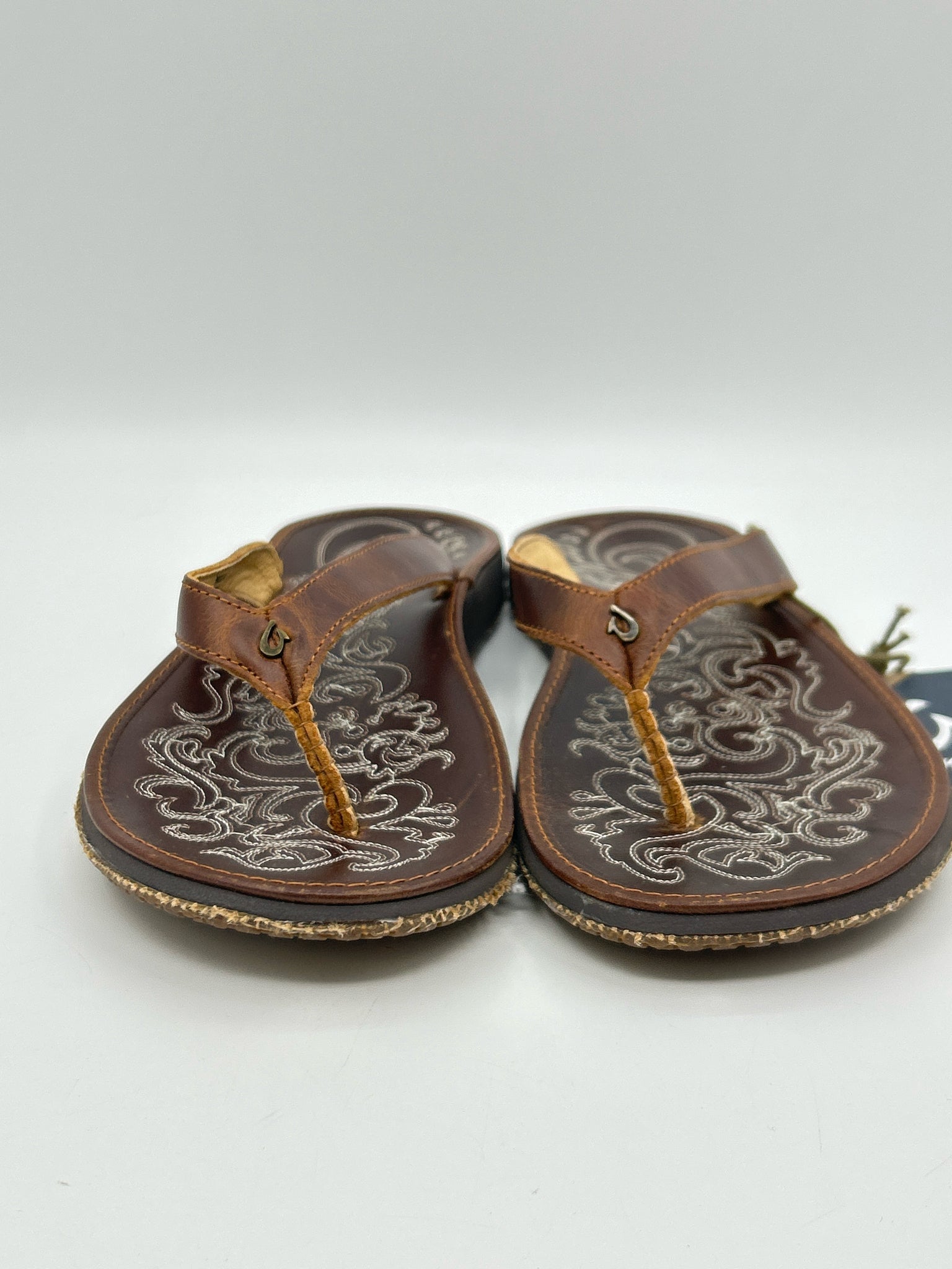 OLUKAI Size 9B Brown Women Sandal
