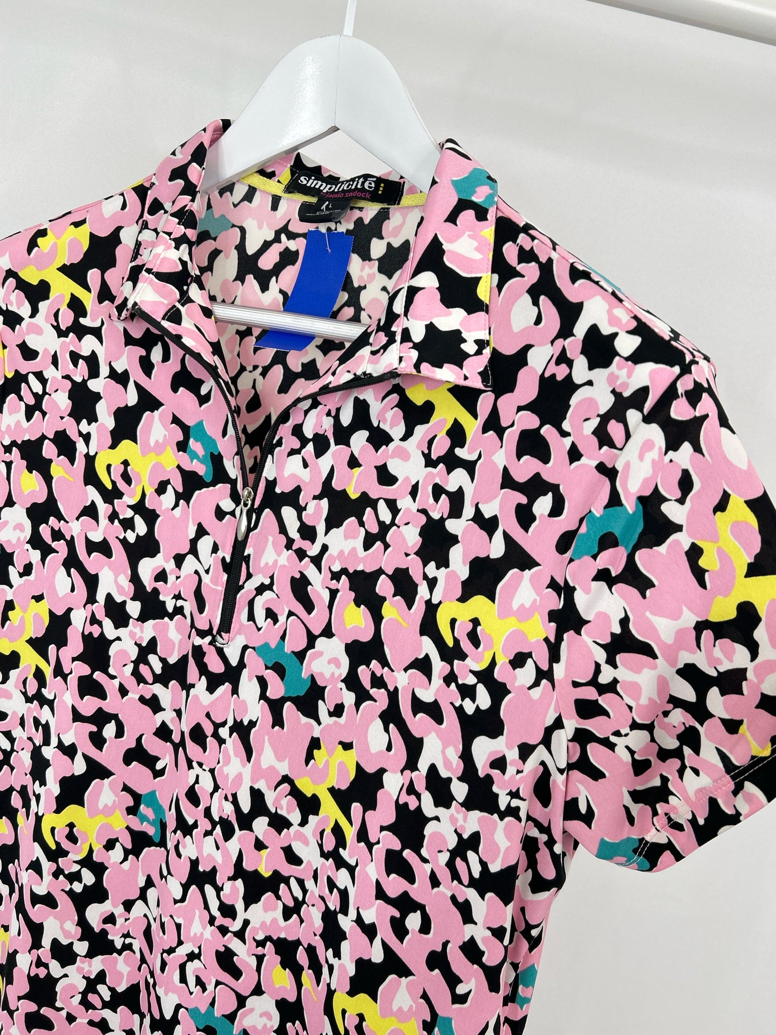 JAMIE SADOCK Size L Pink Print Women's Shirt