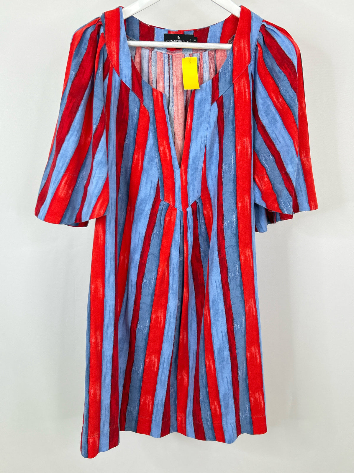 POMANDER PLACE Size XL BLUE AND RED Women Dress