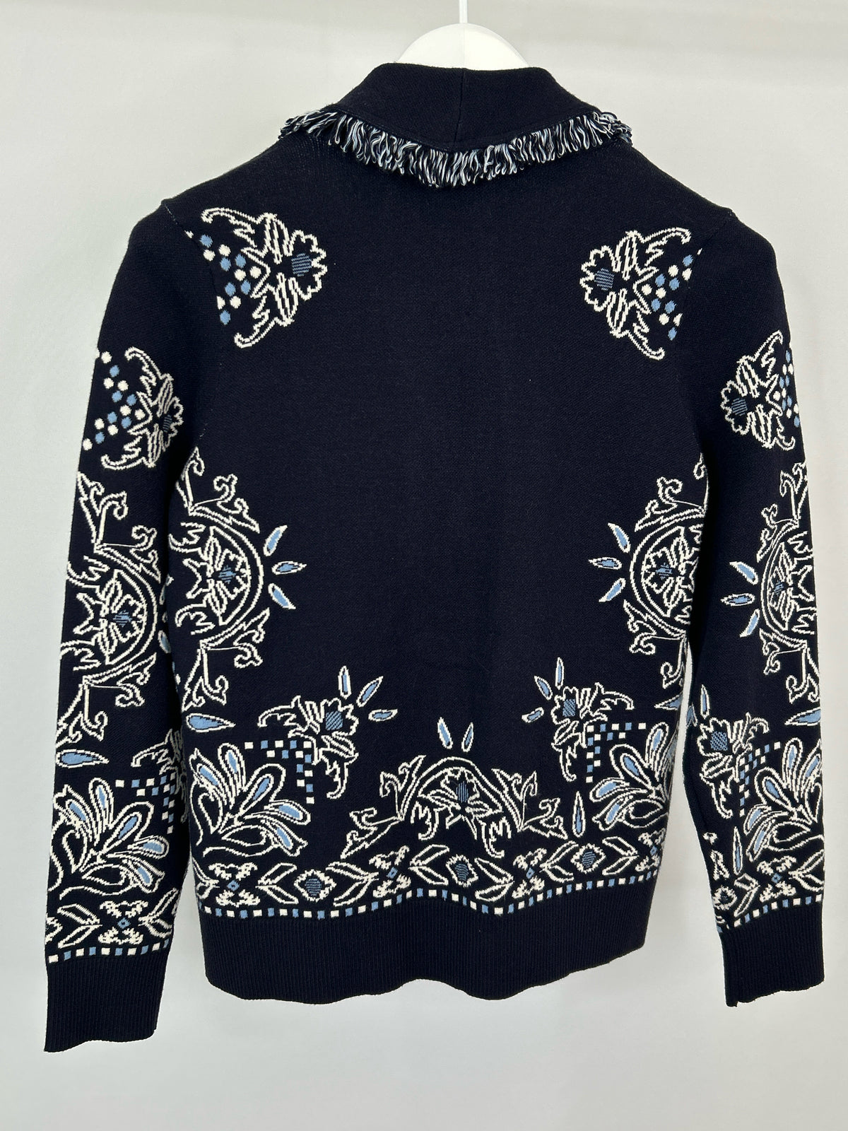 CHICO'S Size M Navy Women Cardigan