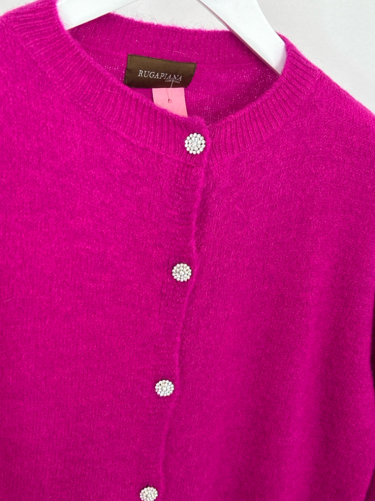 RUGAPIANA Women Size M/L MAGENTA Cardigan