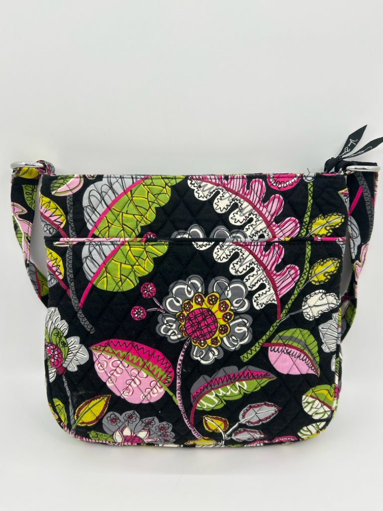 VERA BRADLEY Black Floral Women's Purse