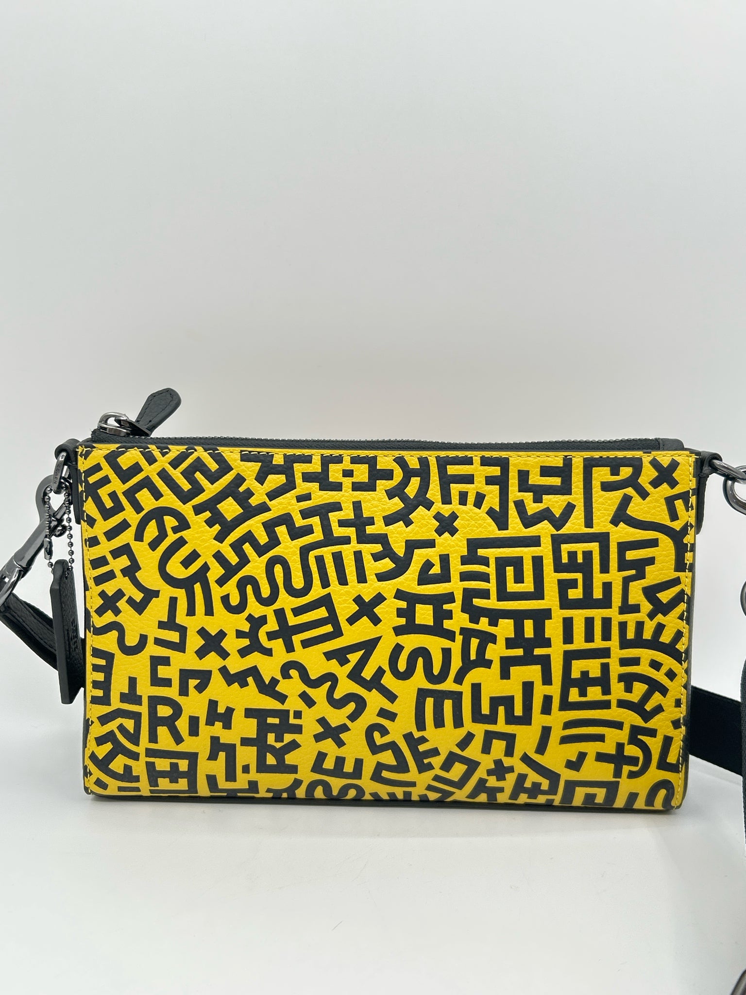 COACH YELLOW AND BLACK Women Purse