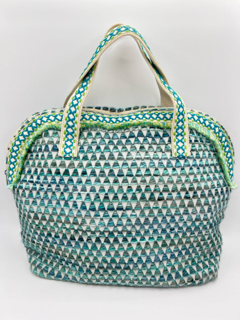 Jane Marie BLUE AND GREEN Women's Tote