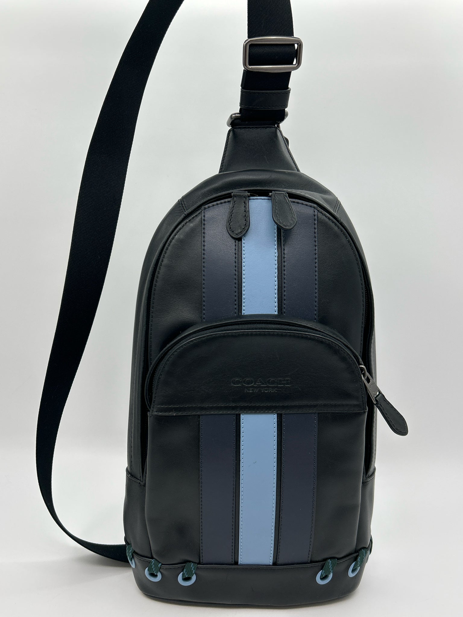 Coach Black & Blue Women Purse
