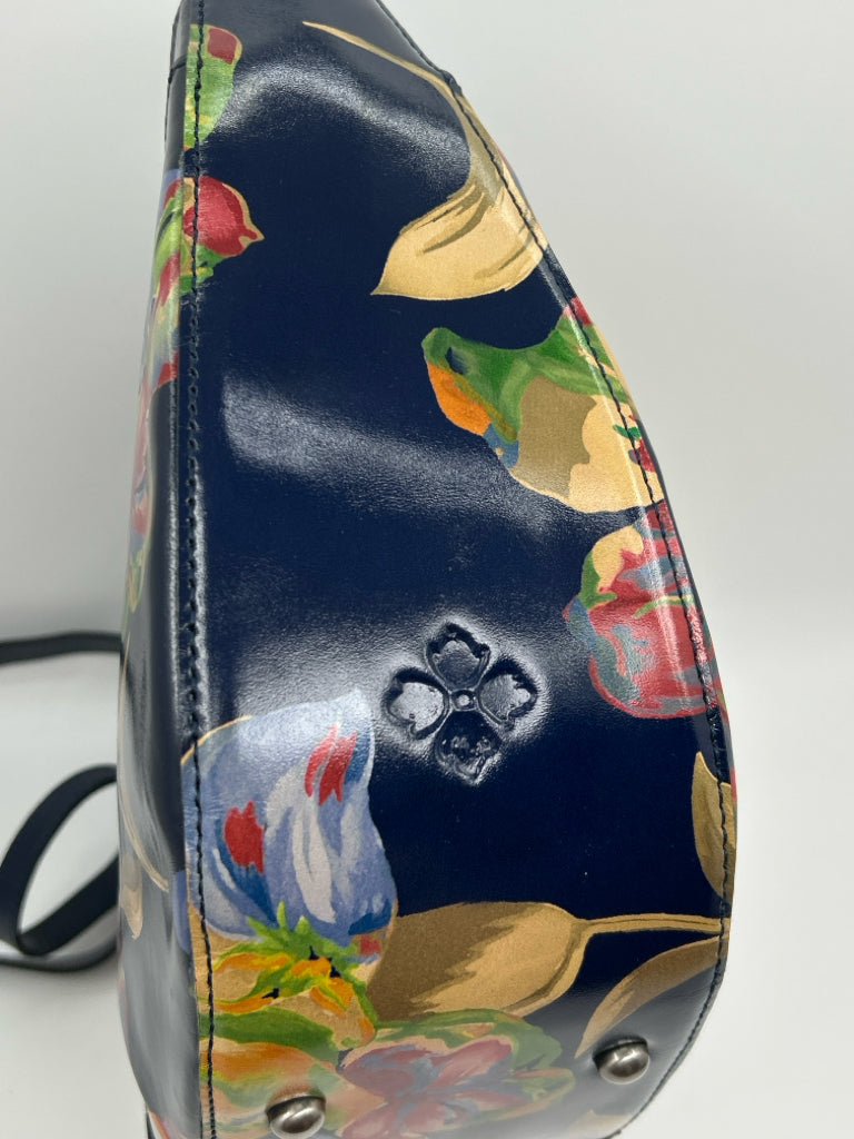 PATRICIA NASH Navy Print Tote