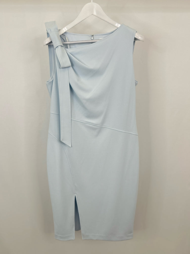 CALVIN KLEIN Size 14 Baby Blue Women's Dress