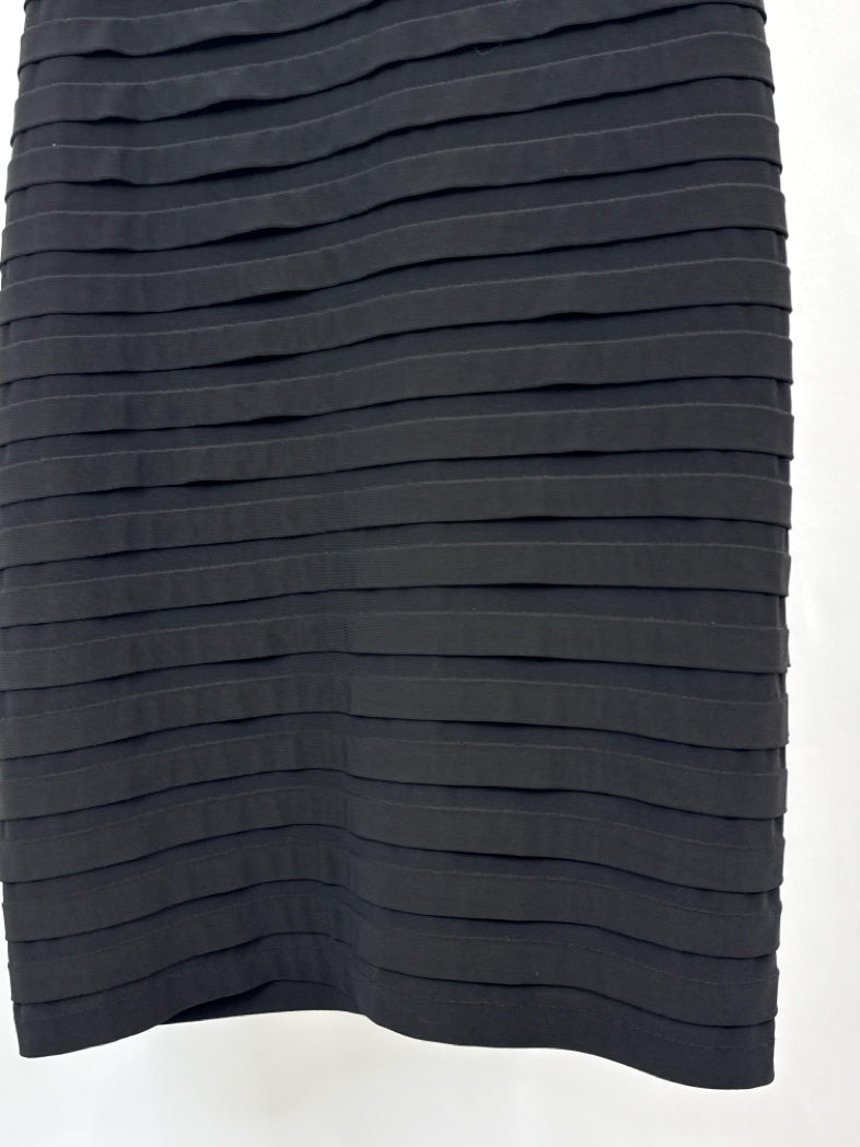 ADRIANNA PAPELL Size 8 Black Women Dress