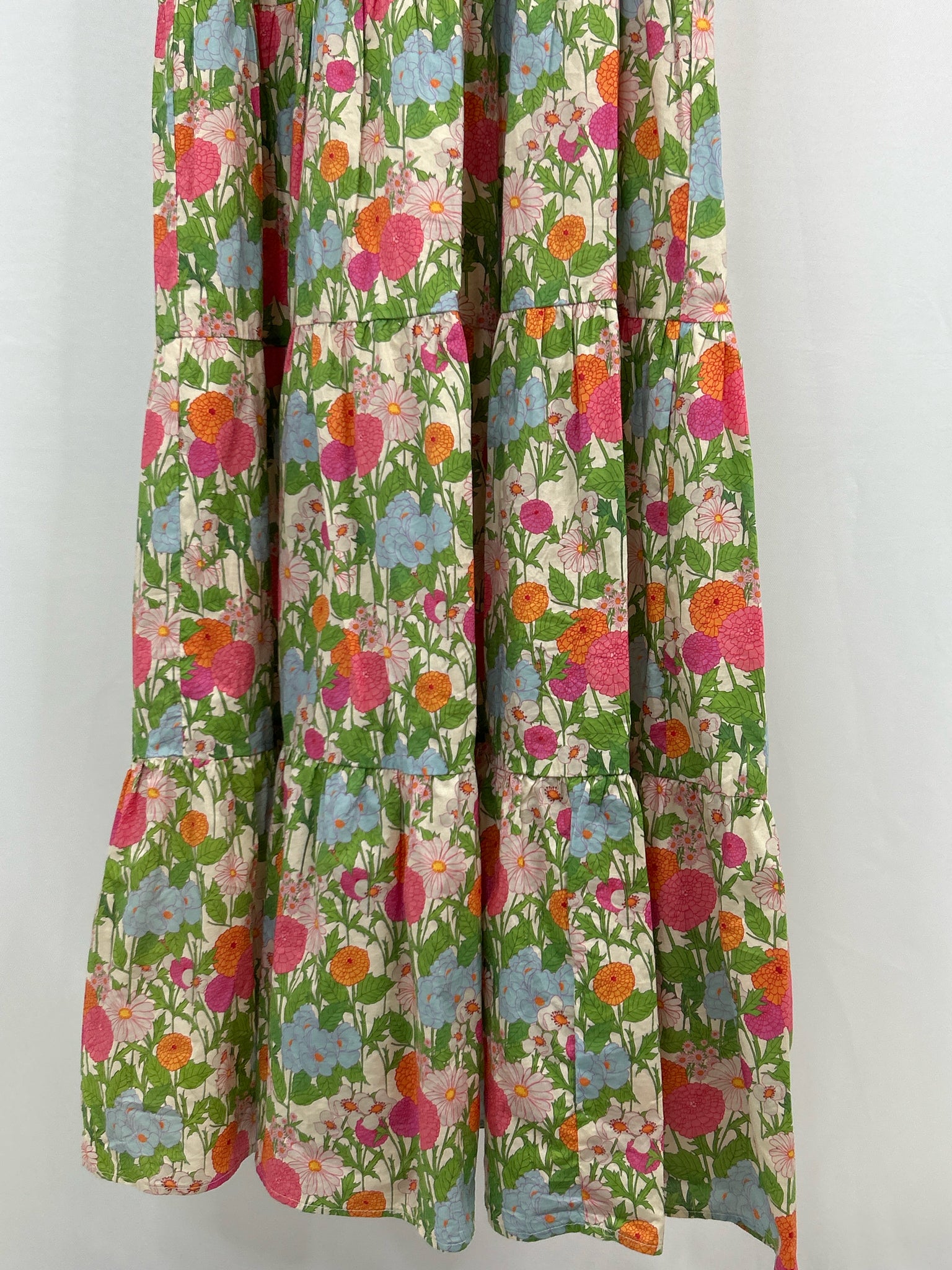 ENTRO Size L Pink and Blue Women Dress