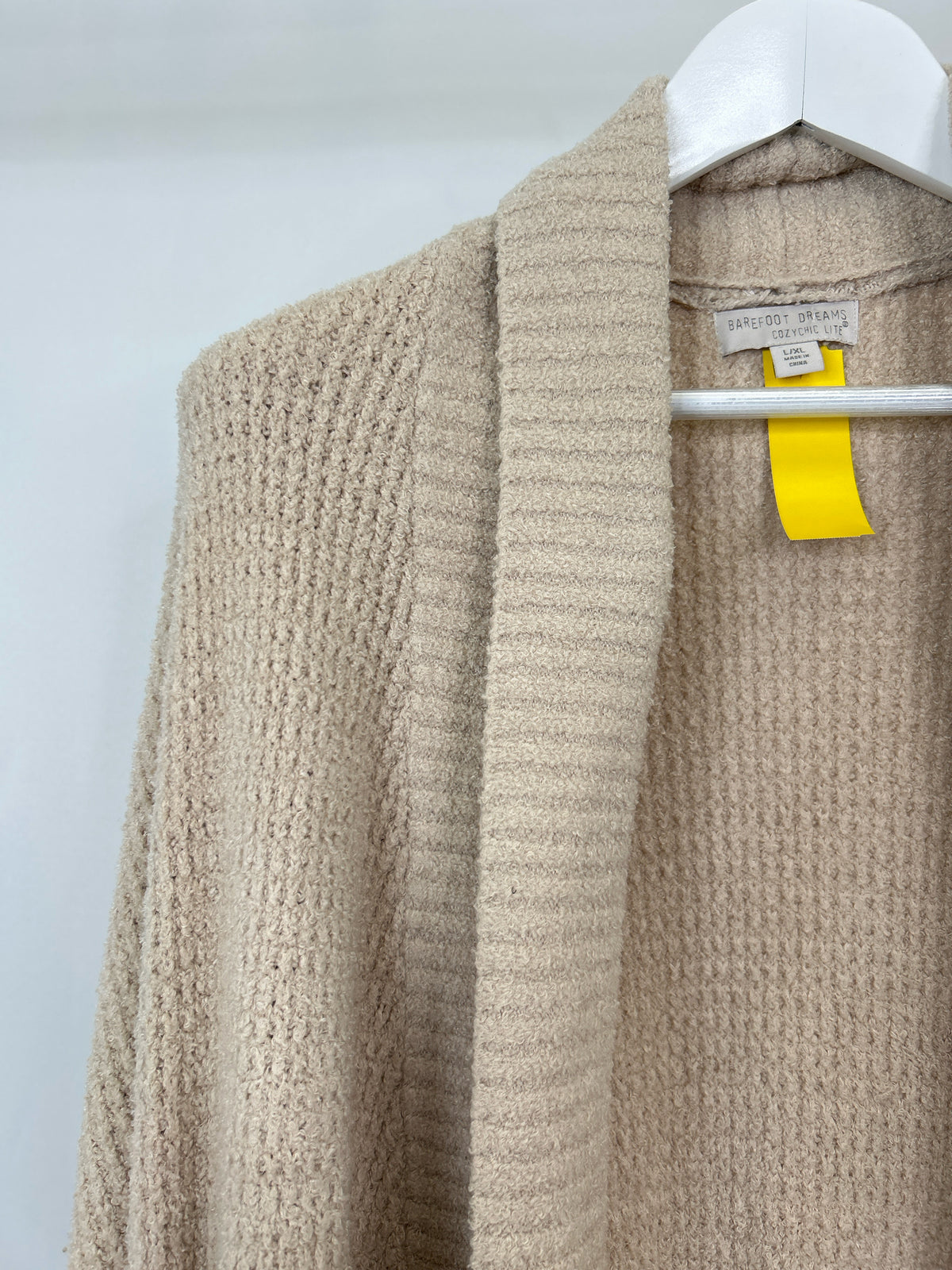 BAREFOOT DREAMS Size L/XL Beige Women Cardigan