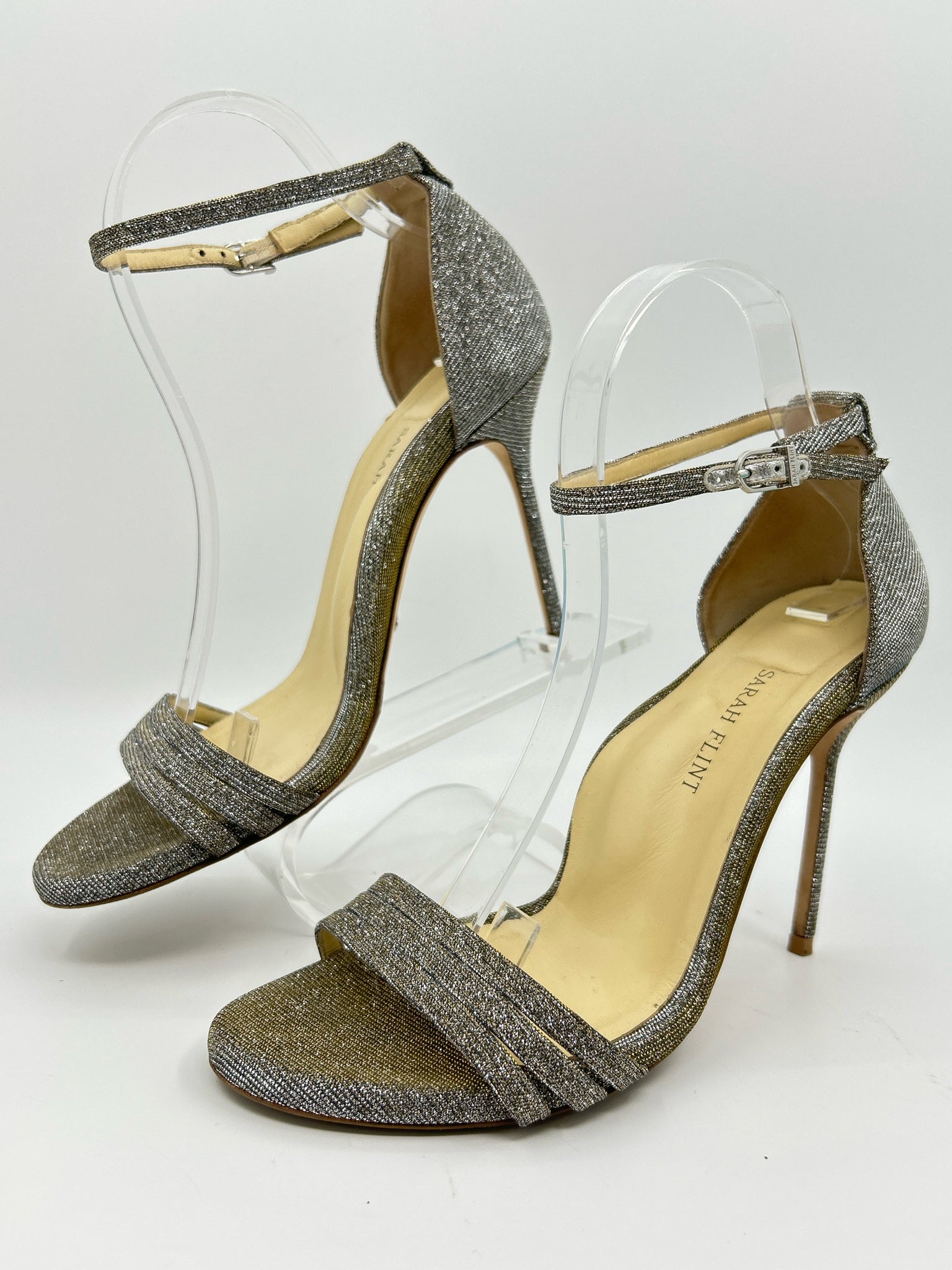 Sarah Flint Size 39.5 METALLIC Women Sandal
