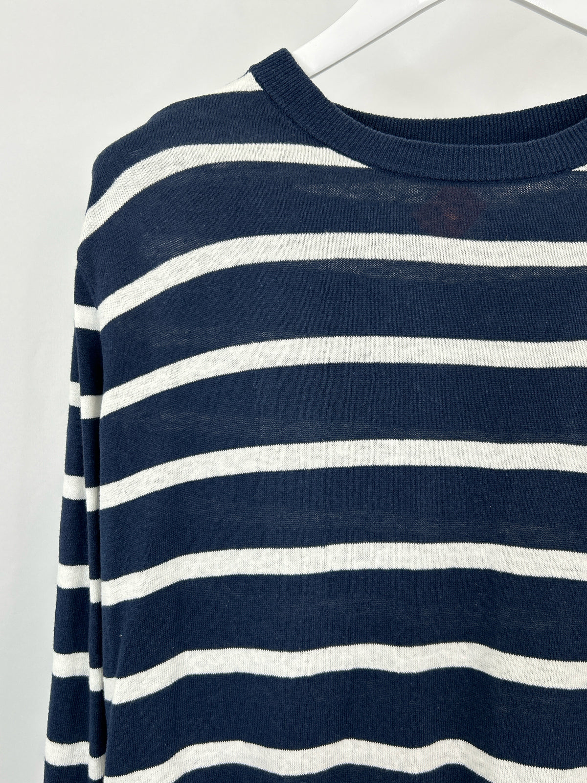 LAKE Size M Navy & White Women Sweater