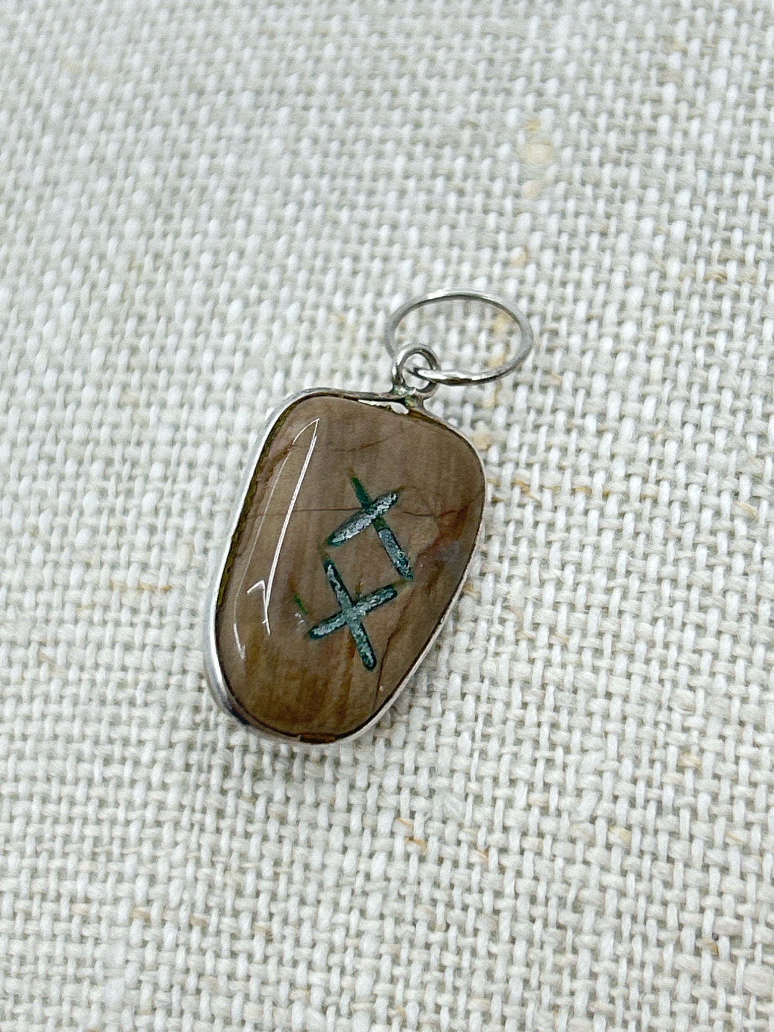 Sterling Silver Moonstone Pendant