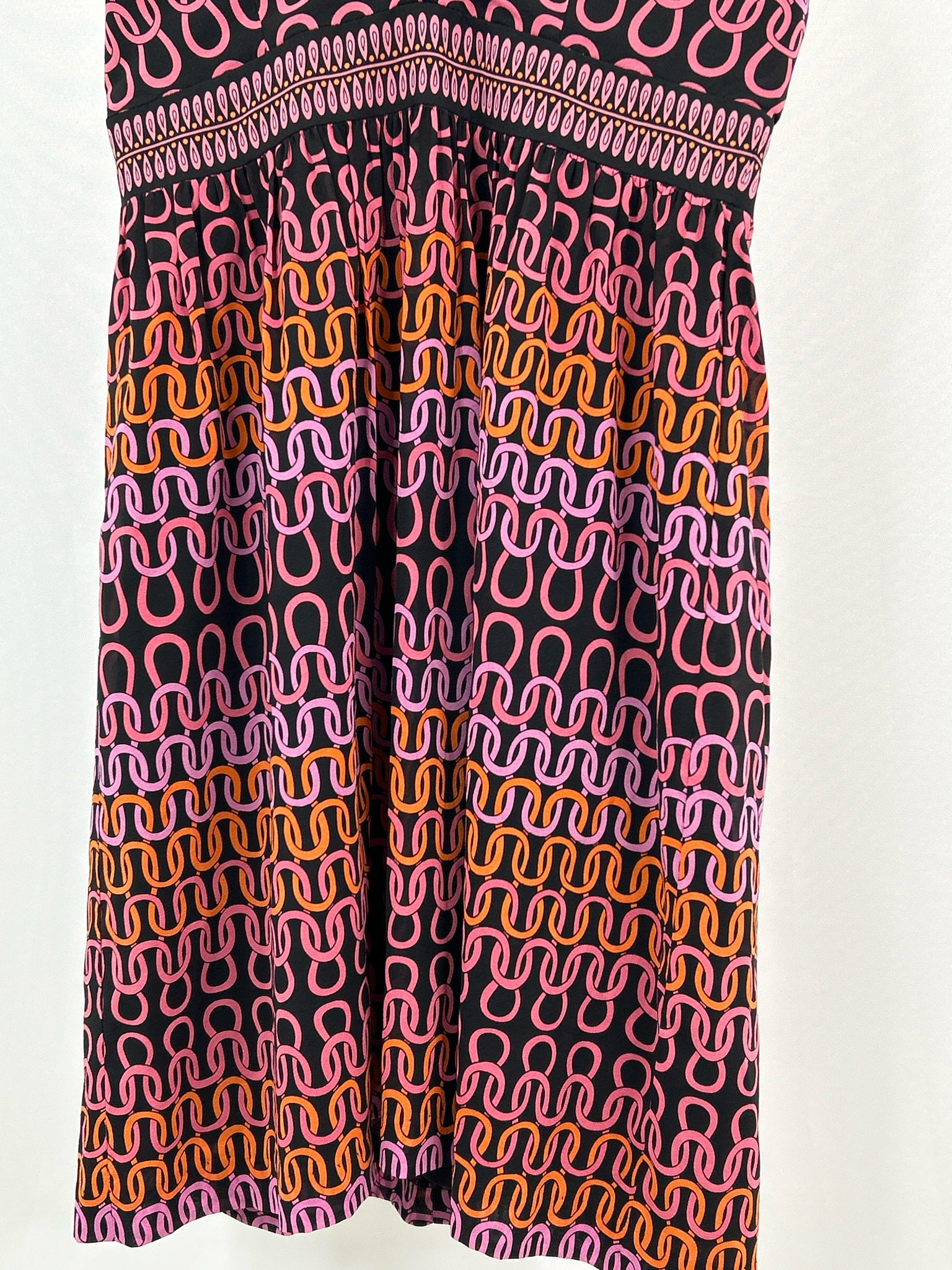 TRINA TURK Size 2 pink & black Women Dress