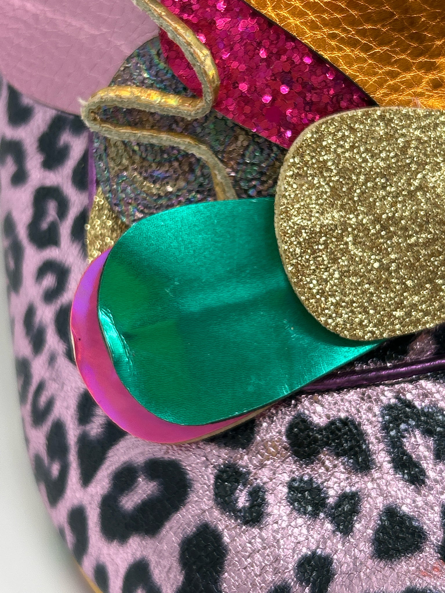 IRREGULAR CHOICE Size 12 Pink and Black Women Booties