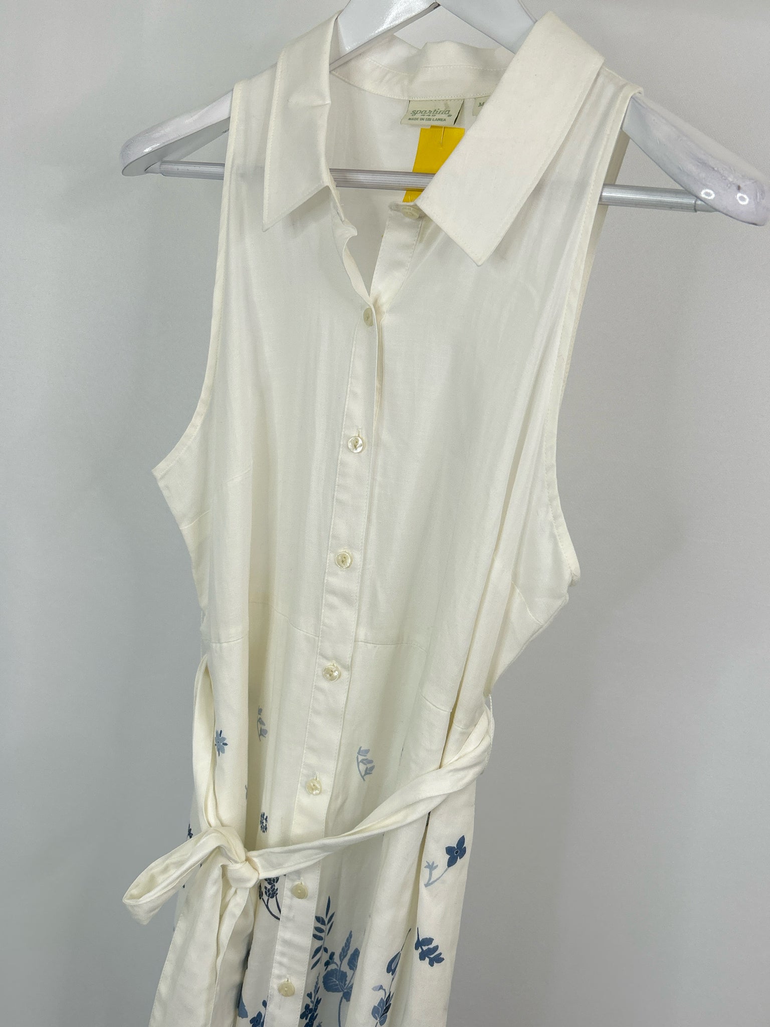 SPARTINA 449 Size M White Floral Women Dress