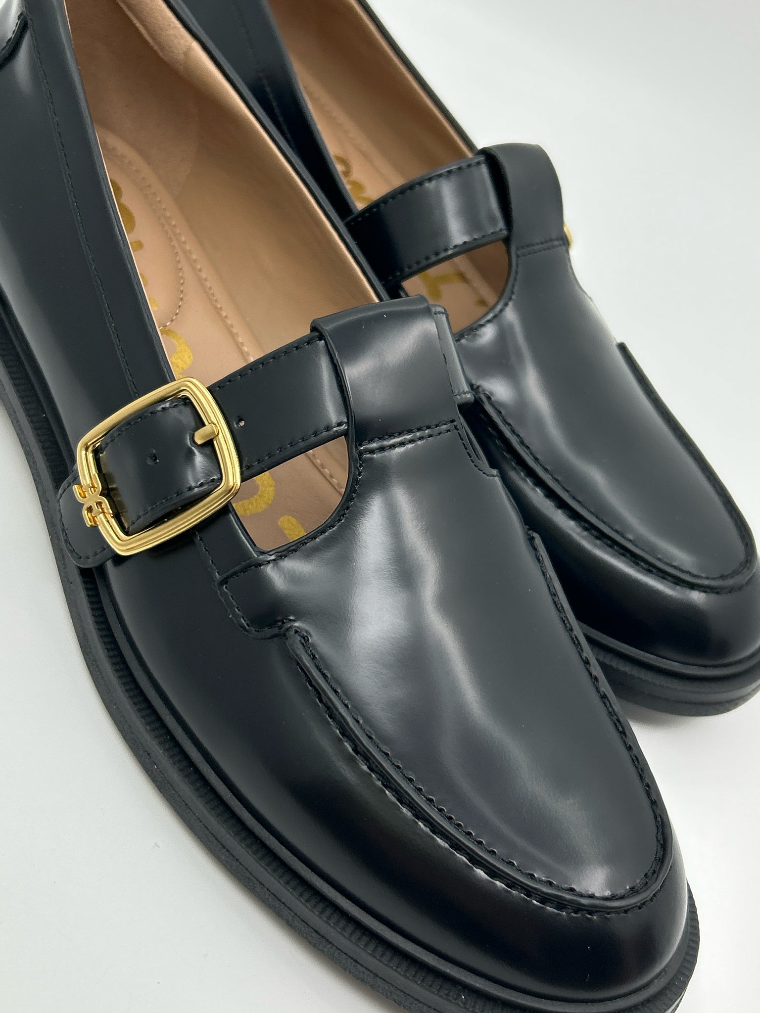 SAM EDELMAN Size 9.5M Black Women Loafer