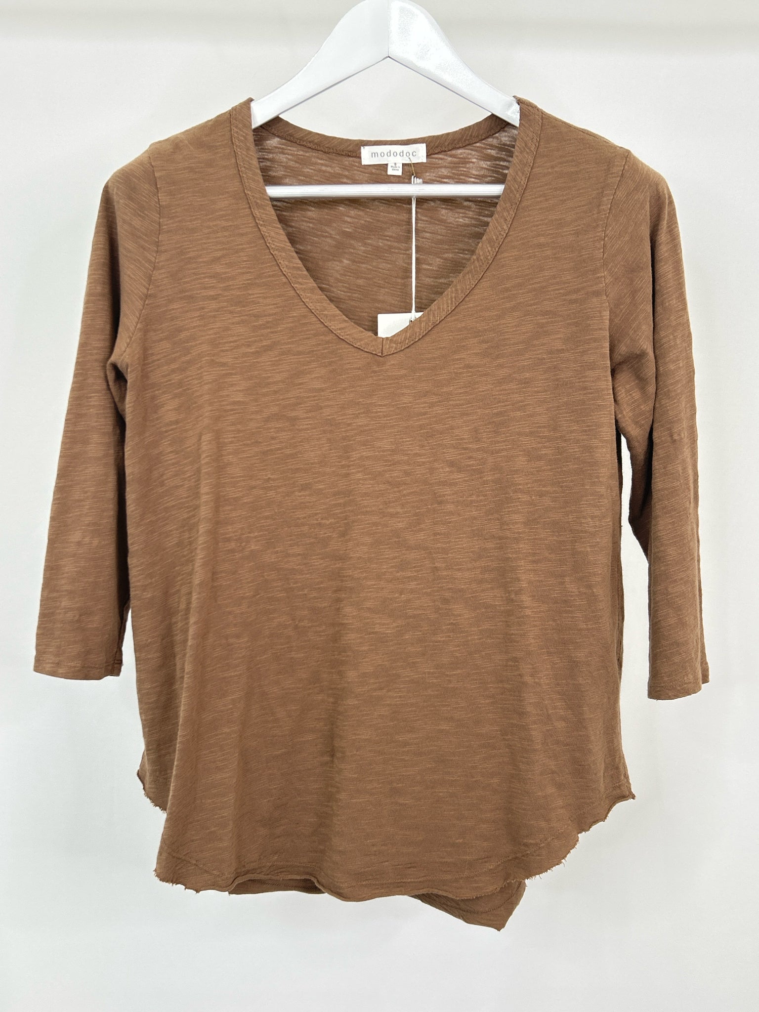 Mododoc NWT Size S Brown Women Top