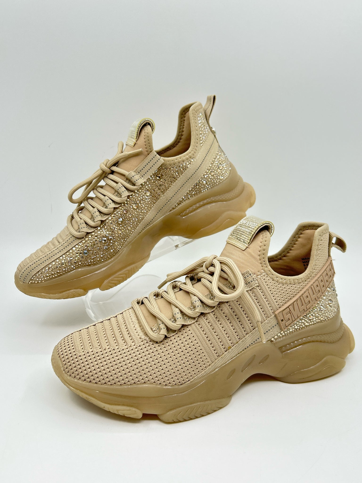 STEVE MADDEN Size 9.5M Light Brown Women Sneakers