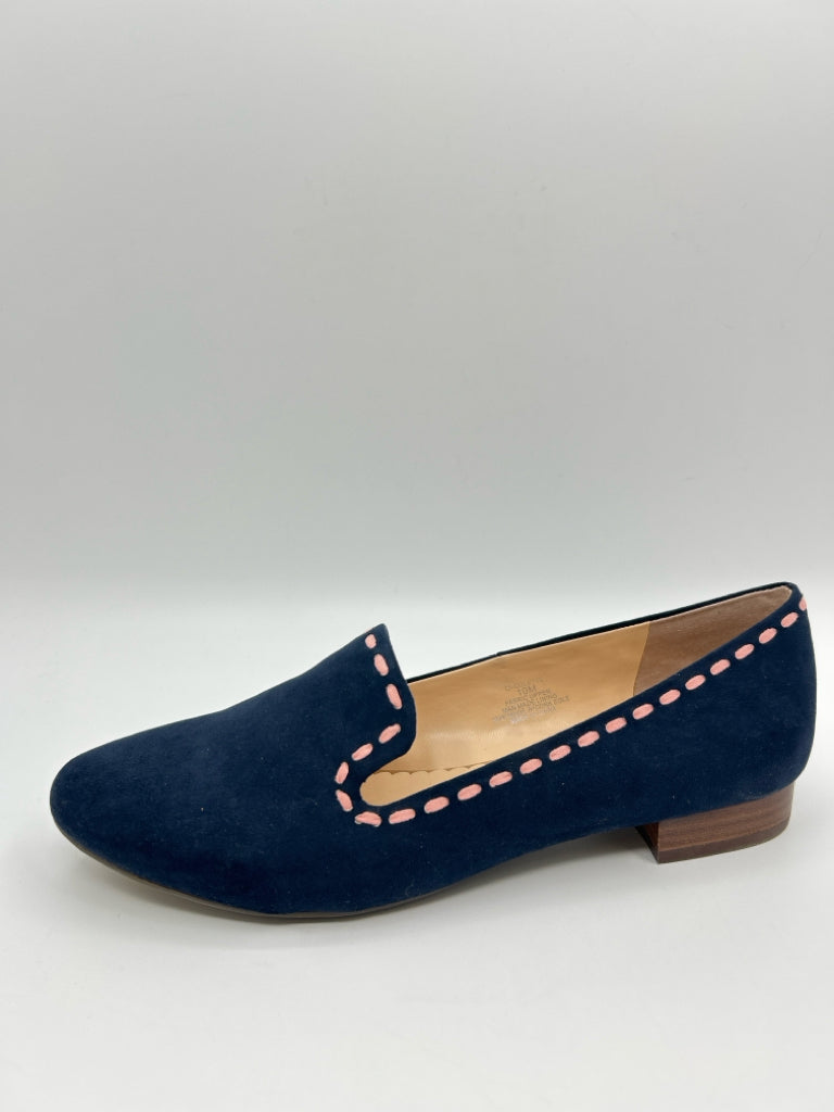 CROWN & IVY Size 10M Navy Colette Flats NWOB