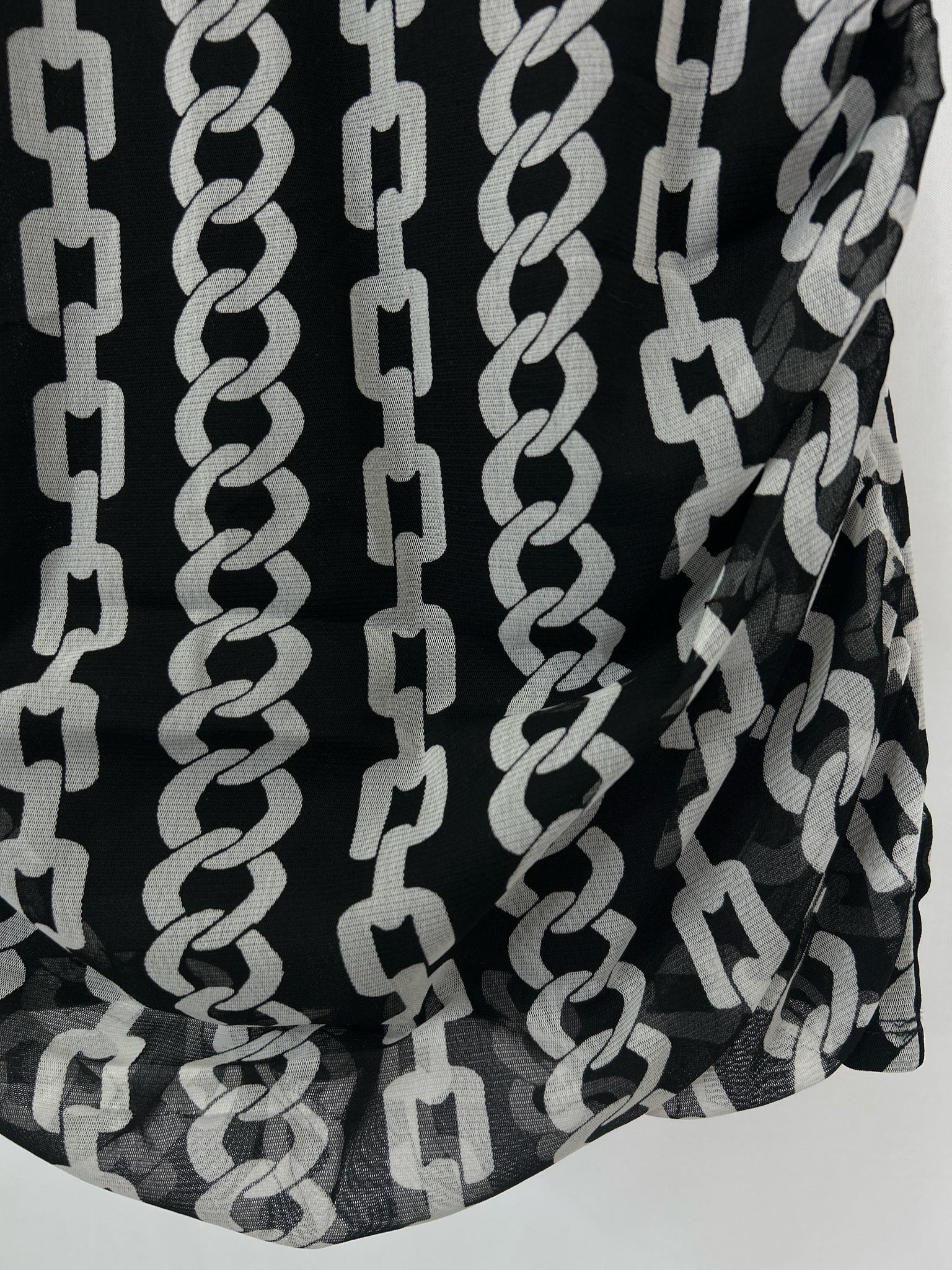 INC Size XL Black & White Women Top