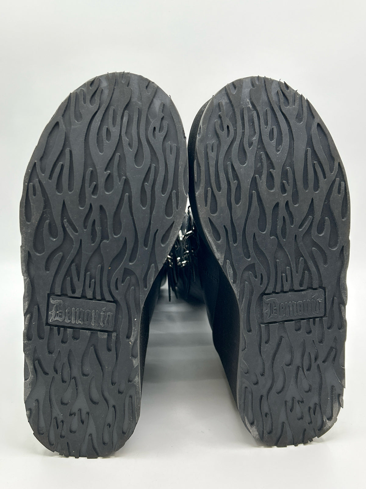 DEMONIA Size 10 Black Women Boots