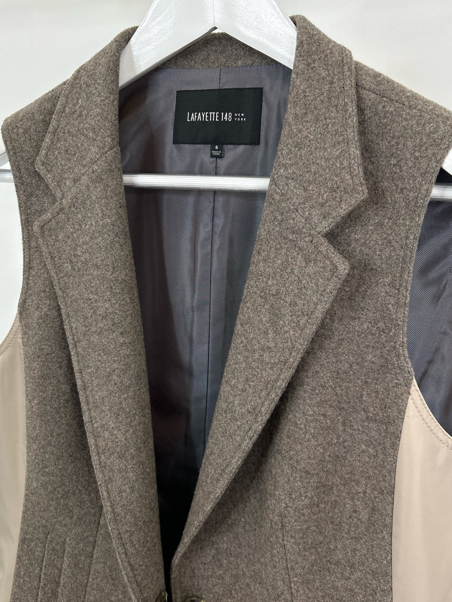 LAFAYETTE 148 Size 6 Grey Women Jacket