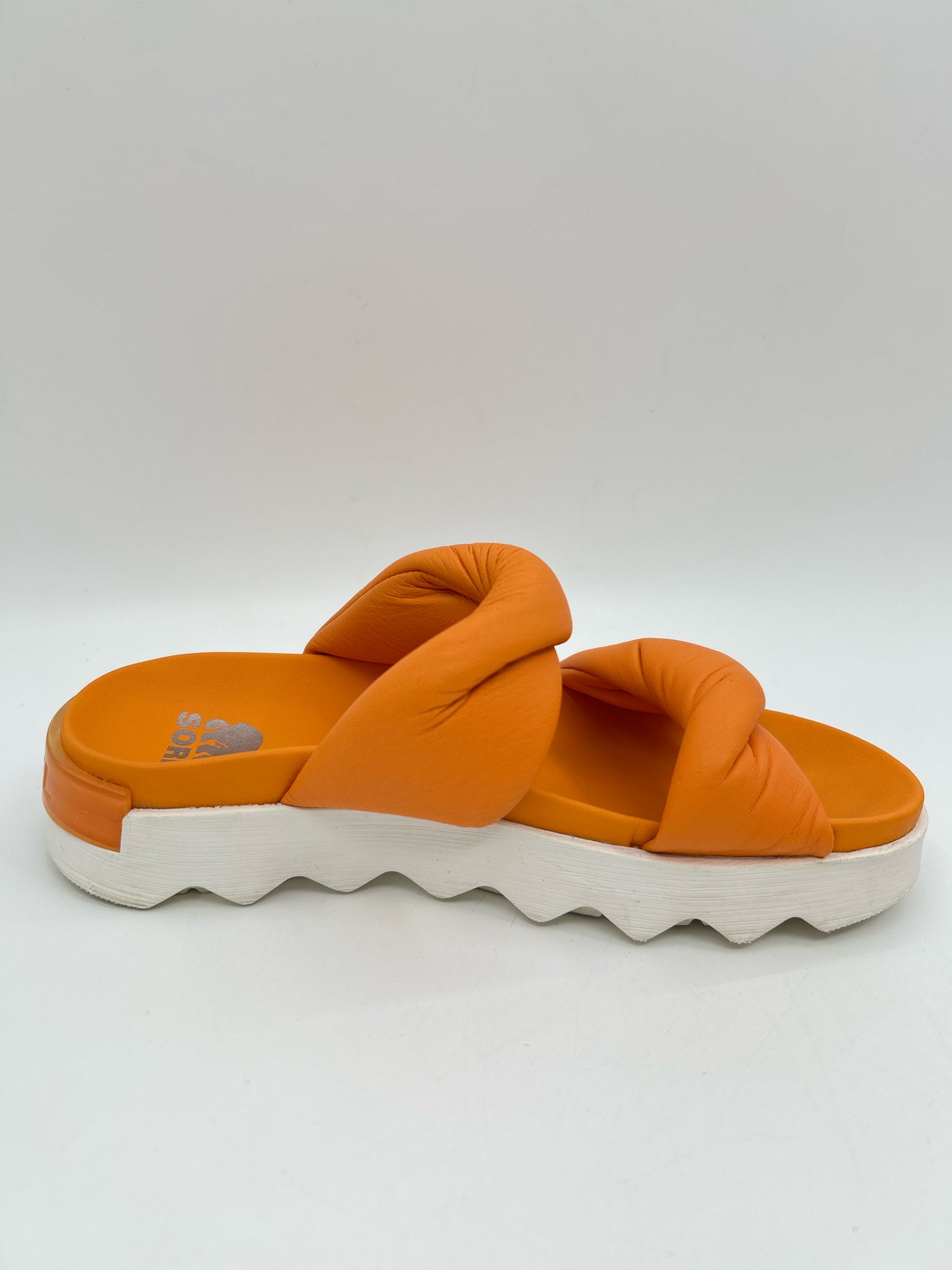SOREL Size 6.5 Orange Women Sandal