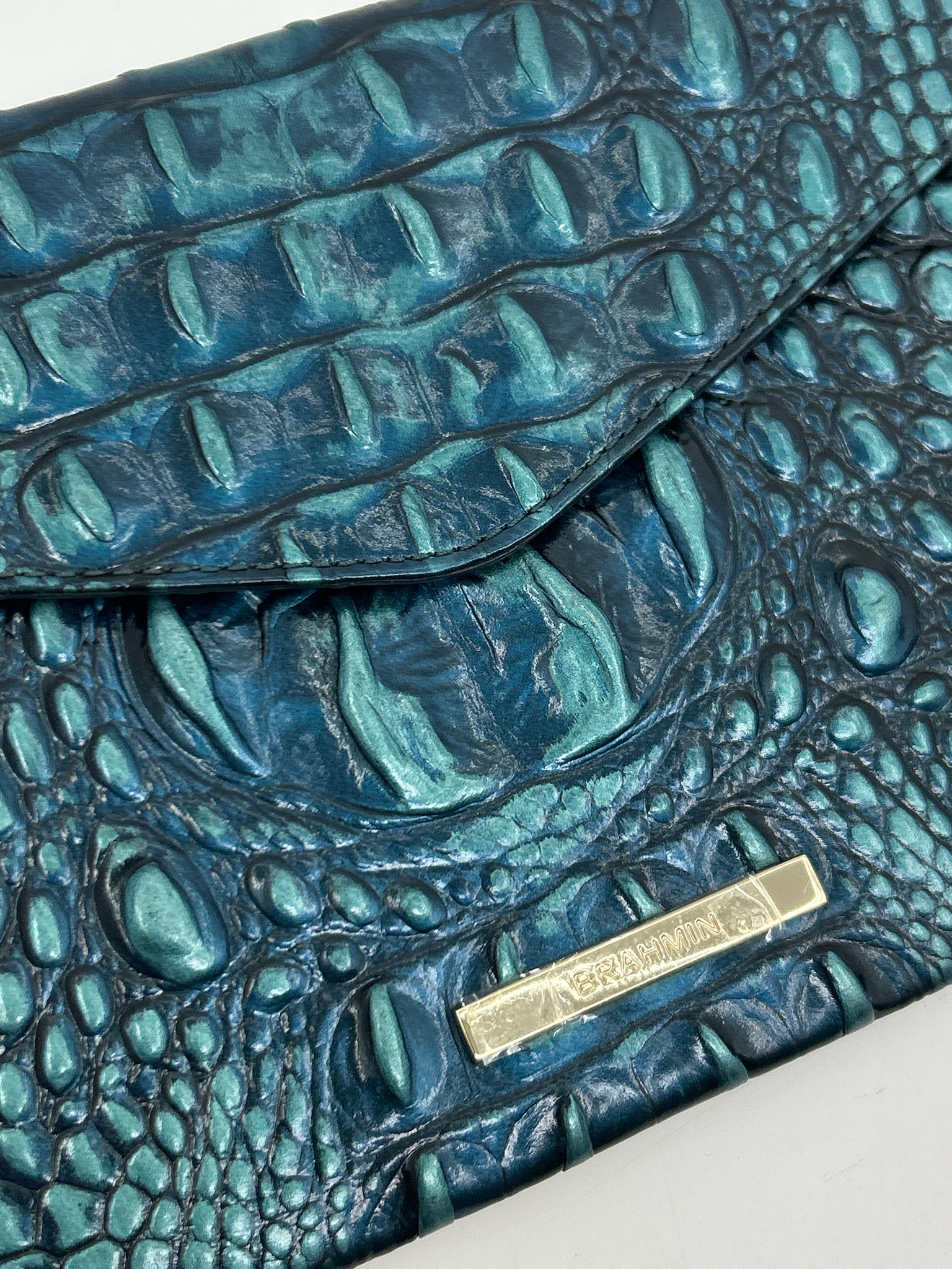 BRAHMIN BLUE AND TEAL Women Clutch