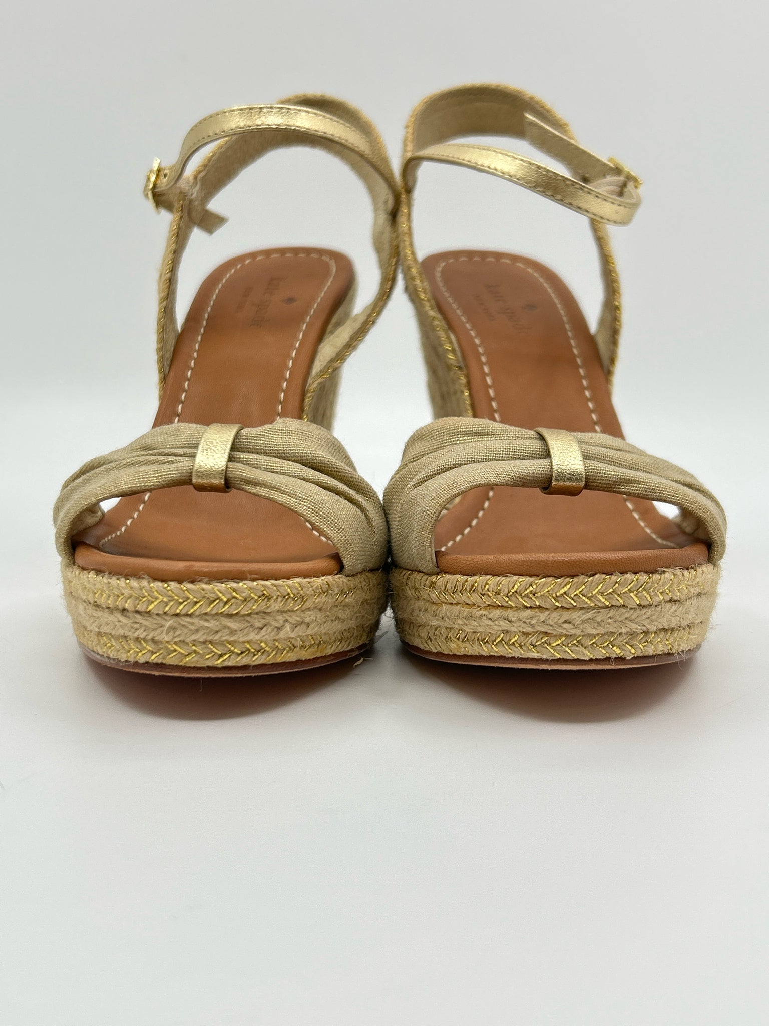 KATE SPADE Size 8.5M Gold Women Sandal