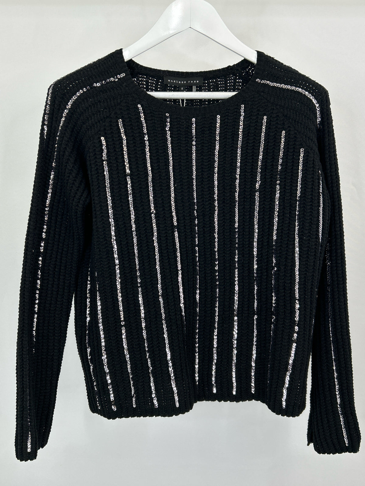 ENDLESS ROSE Size S Black Women Sweater
