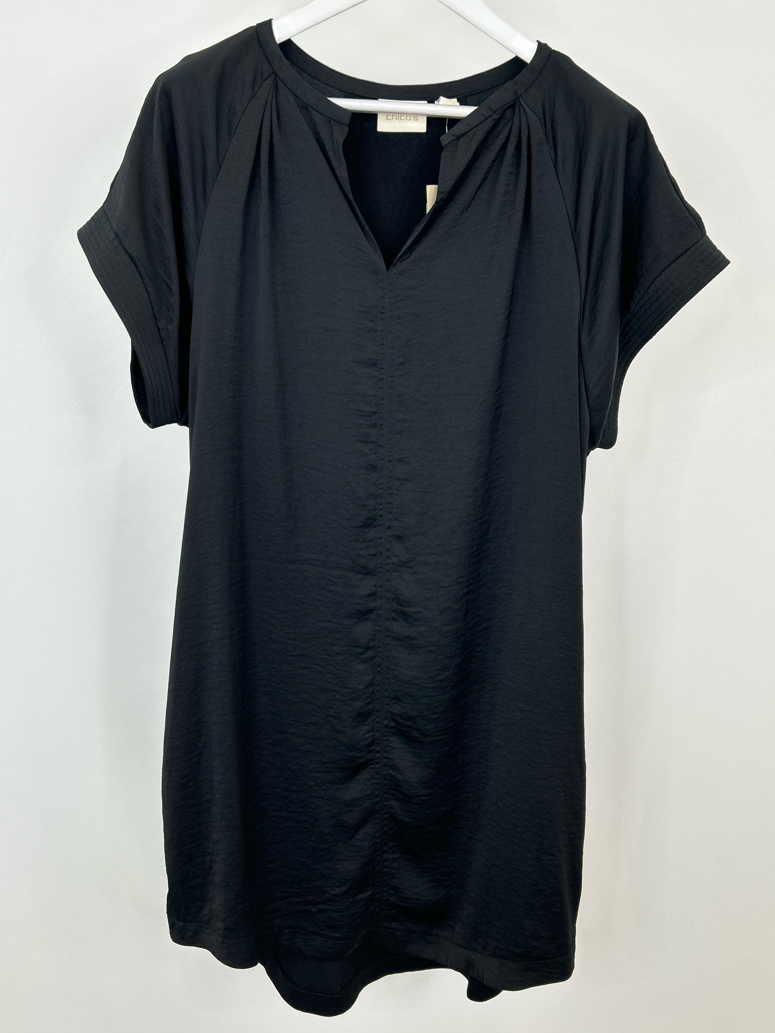 CHICO'S Size 16 Black Women Dress