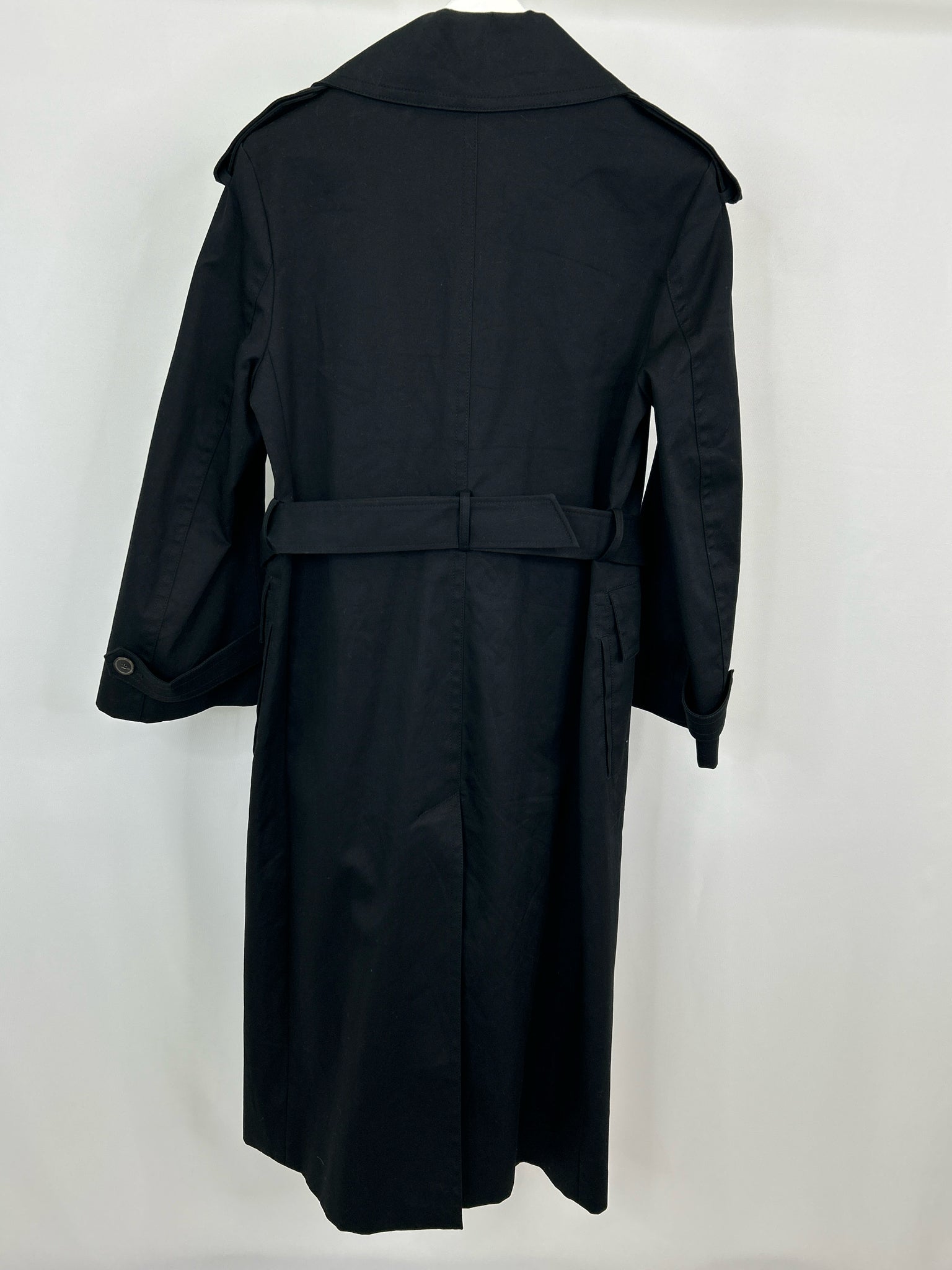 BANANA REPUBLIC Size S Black Women Trench Coat