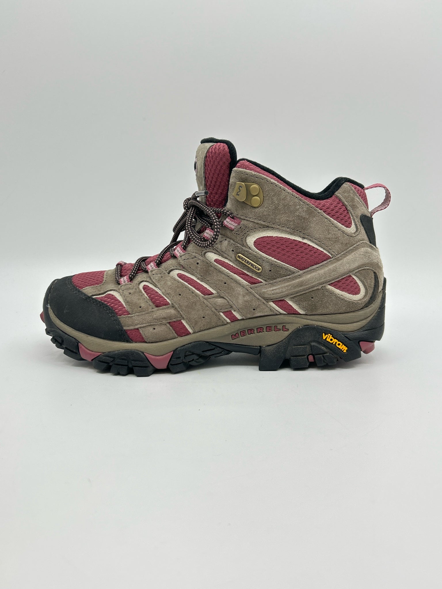 MERRELL Size 9.5 Mauve and Taupe Women Booties
