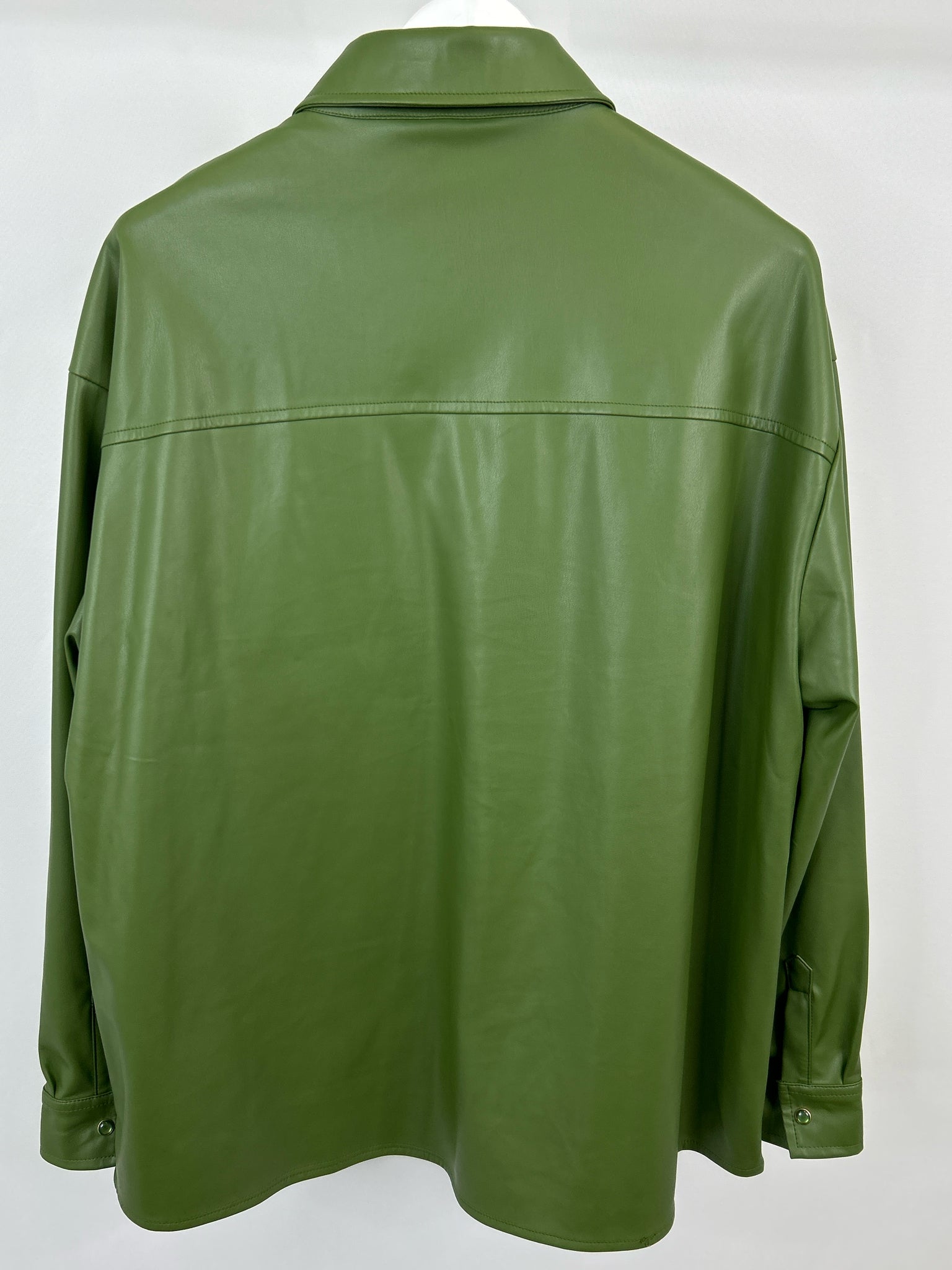 WEWOREWHAT Size L Green Women Shirt