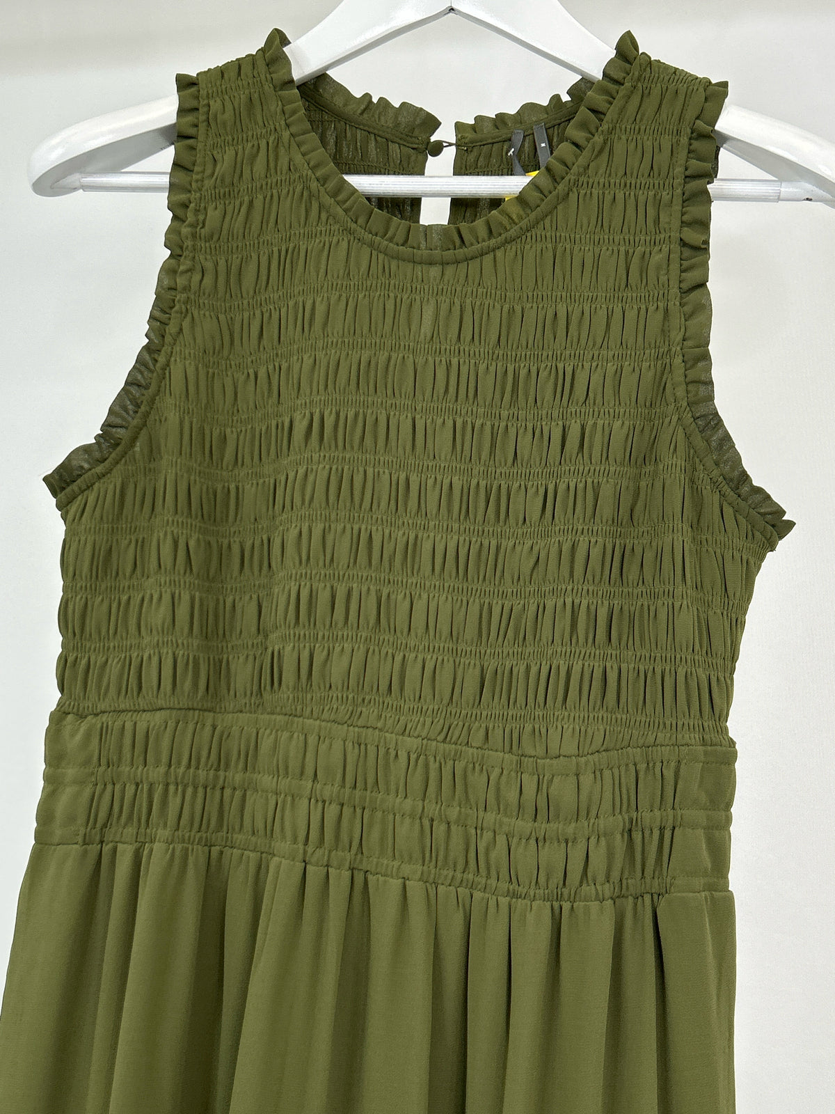 ANTHROPOLOGIE Size M ARMY GREEN Women Dress