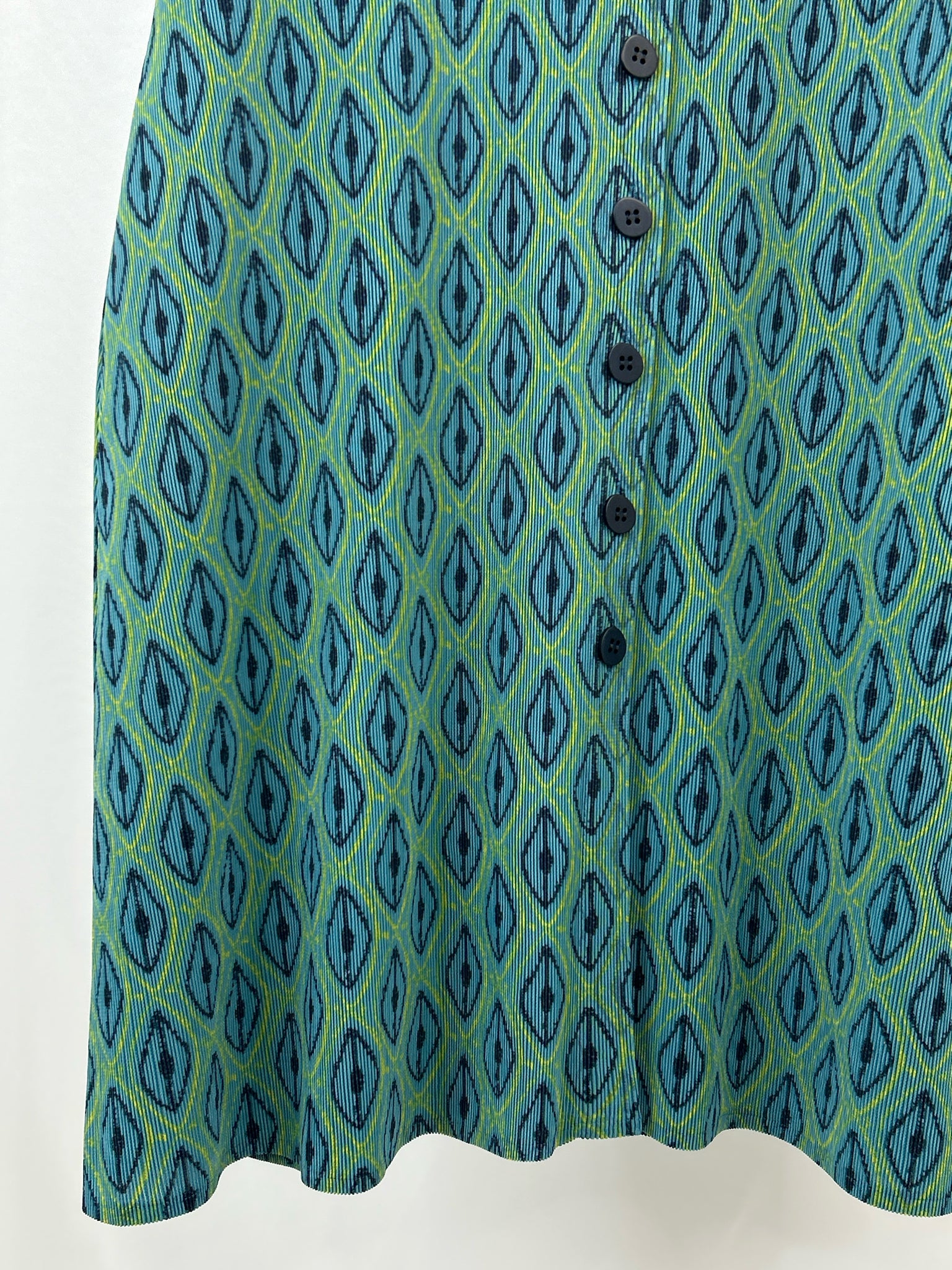 OLIVIA BY HABITAT CLOTHES Size S Teal Print Women Dress