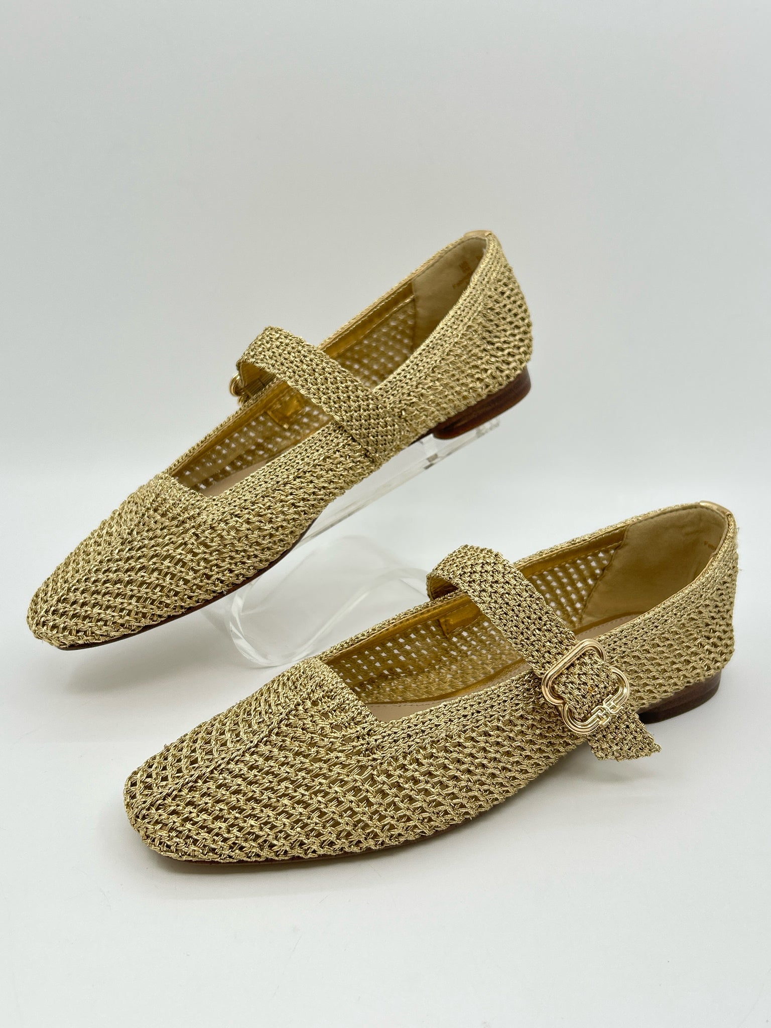 SAM EDELMAN Size 8 Gold Women Flats
