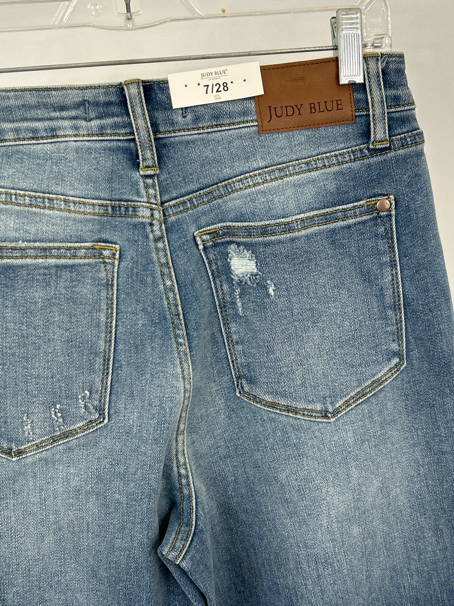 JUDY BLUE Size 7/28 LIGHT BLUE DENIM Women jeans