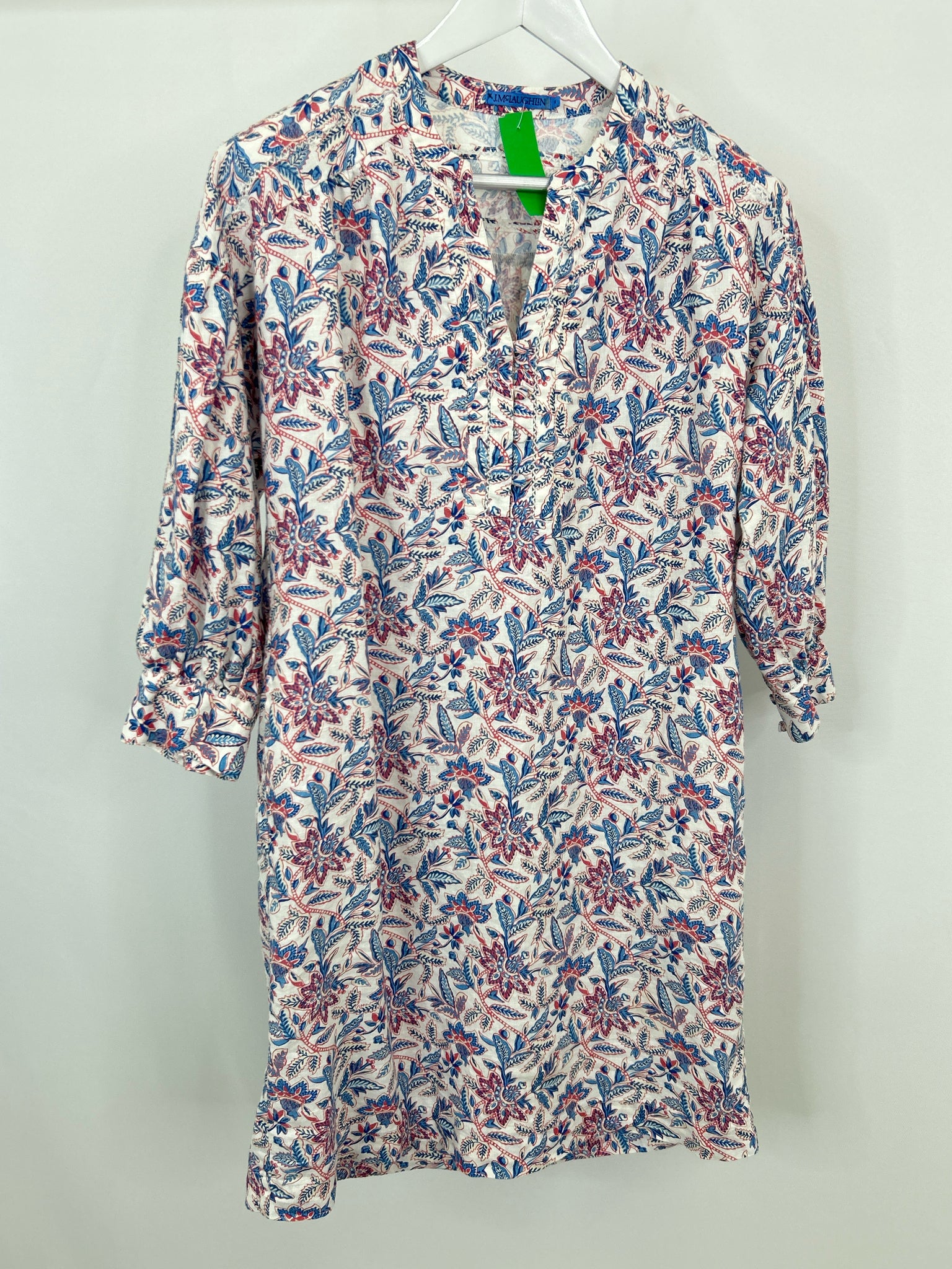 J. McLaughlin Size M White Floral Women Dress