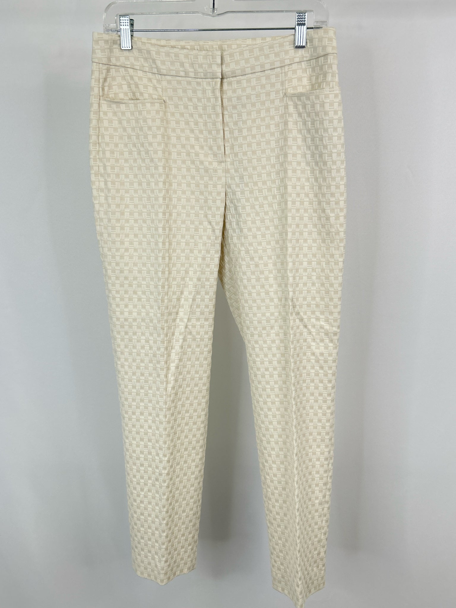 ELIE TAHARI Size 6 Ivory Women Pants NWT