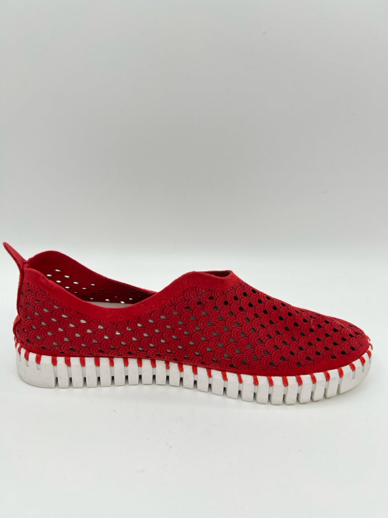 ILSE JACOBSEN Women Size 39 Red Shoes