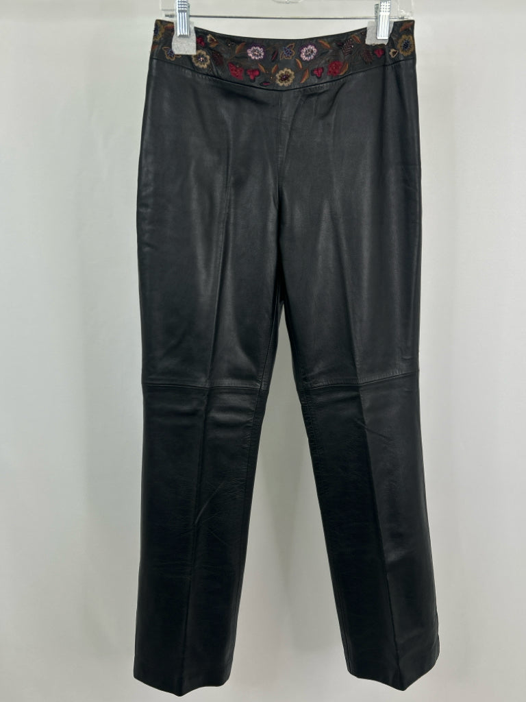 DANA BUCHMAN Women Size 6 Black Pants