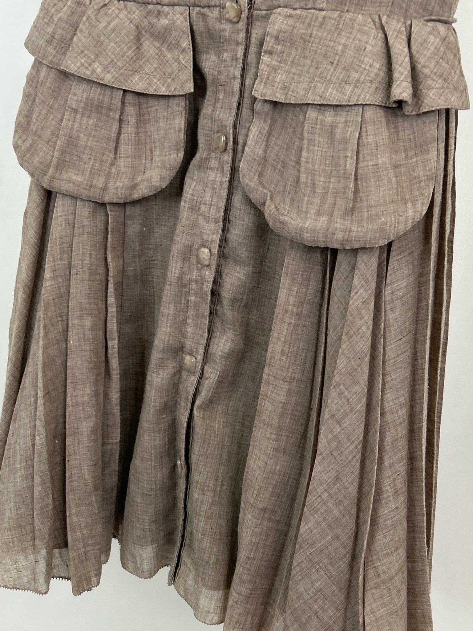 BYRON LARS Size 4 Taupe Women's Dress