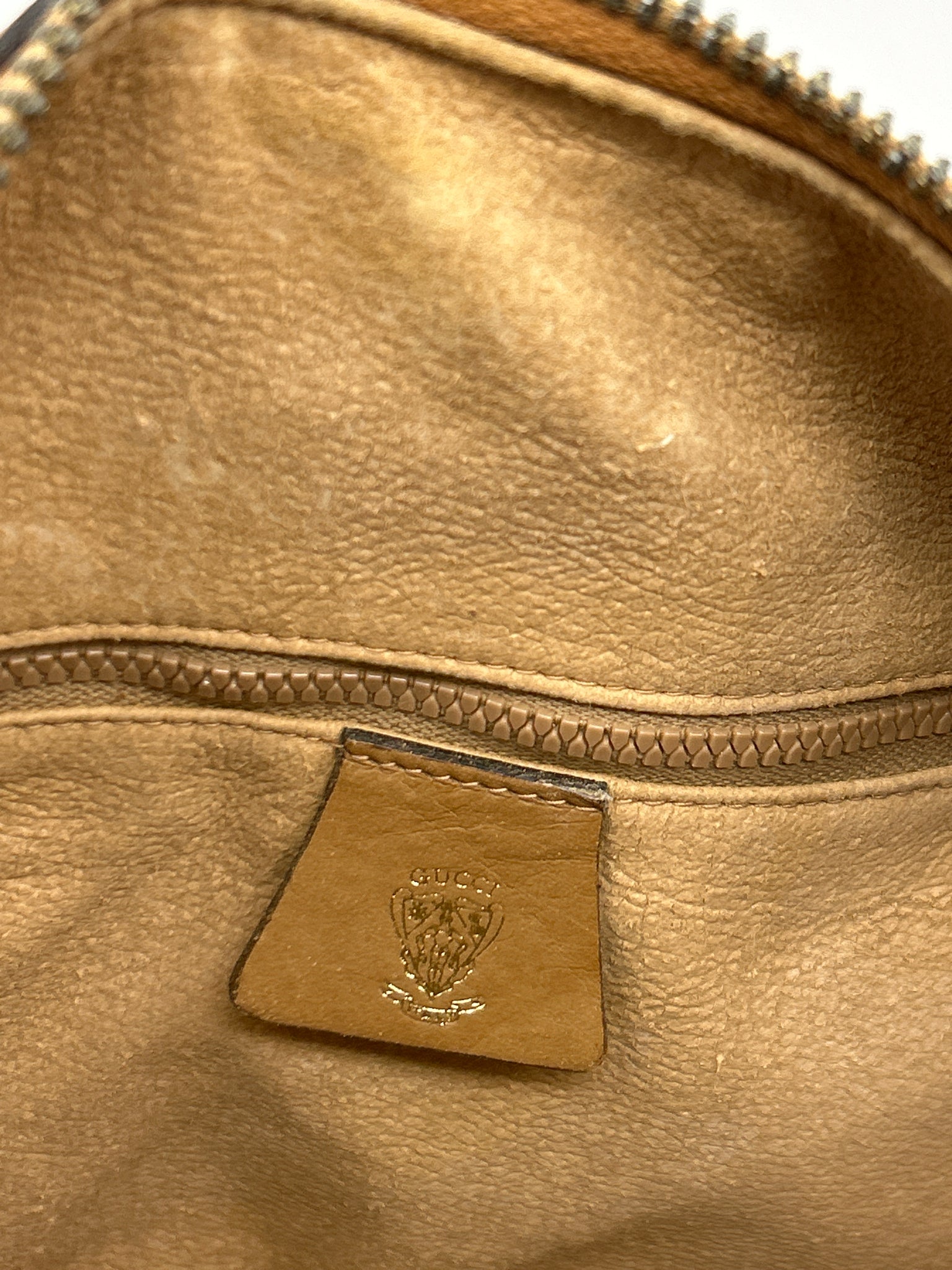 GUCCI Vintage Brown Monogram Women Purse
