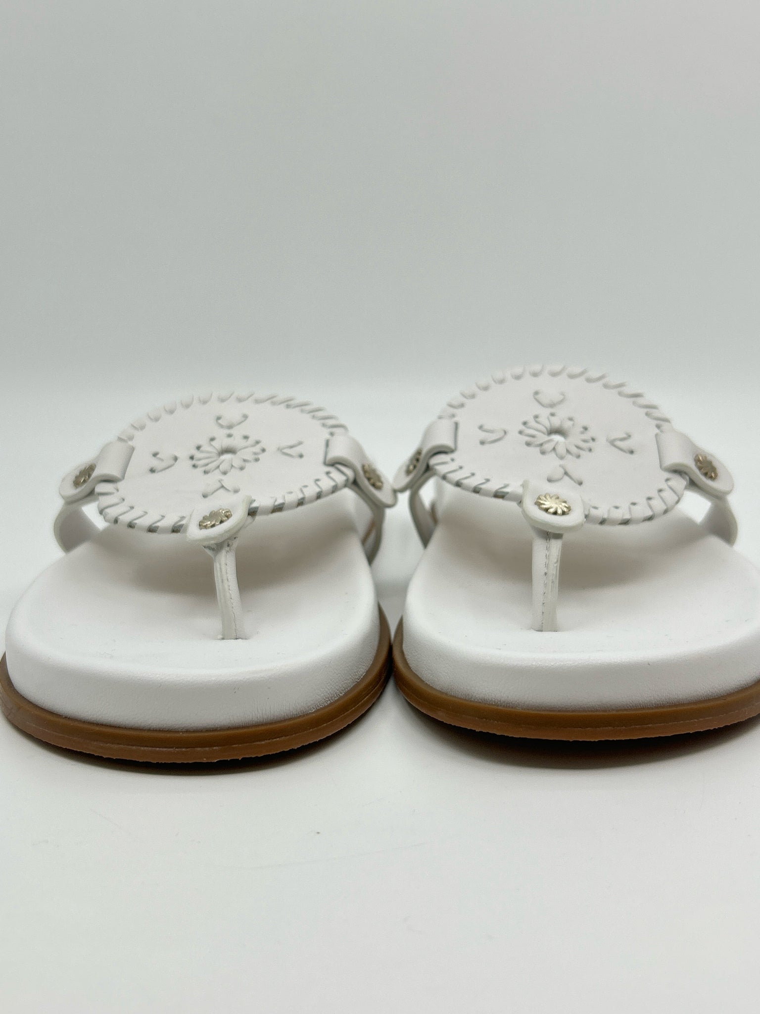 JACK ROGERS Size 8.5M White Women Sandal
